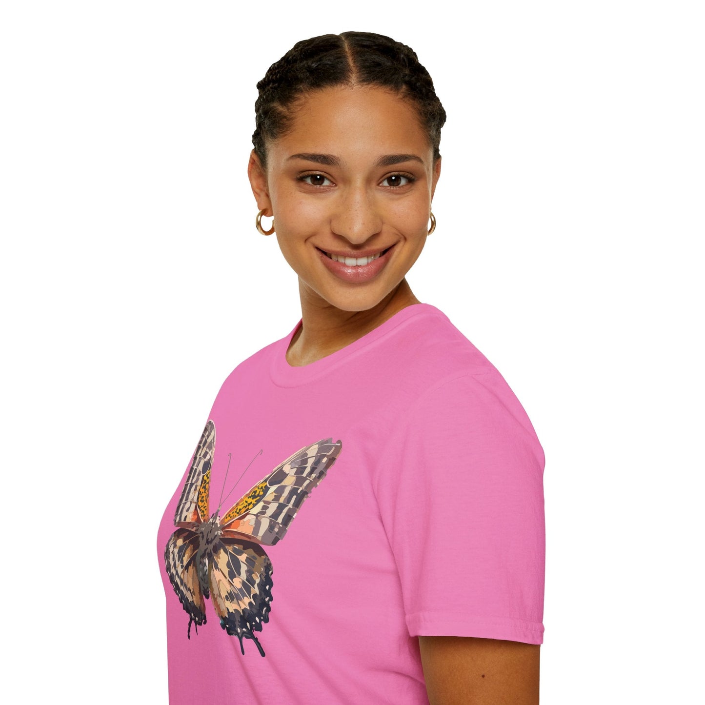 Butterfly Shirt Unisex Tee Monarch Butterfly Tee Softstyle Gildan 64000 Classic Fit