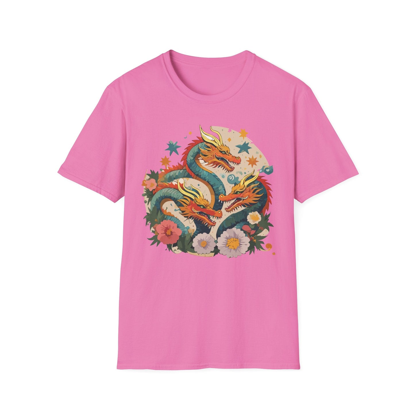 Dragon Graphic Unisex 100 Cotton Tee with Animal Artwork Design 10