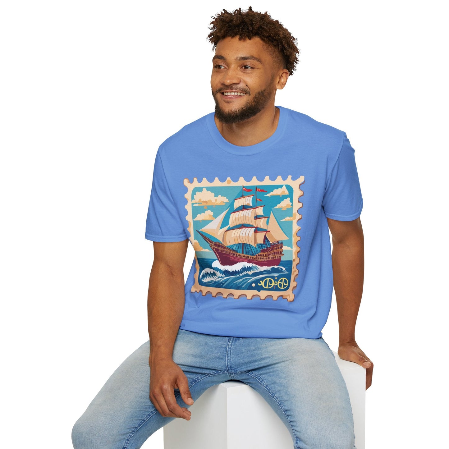 Ship T Shirts Frigate Vessel Tee Unisex Softstyle Gildan 64000 100 Percent Cotton