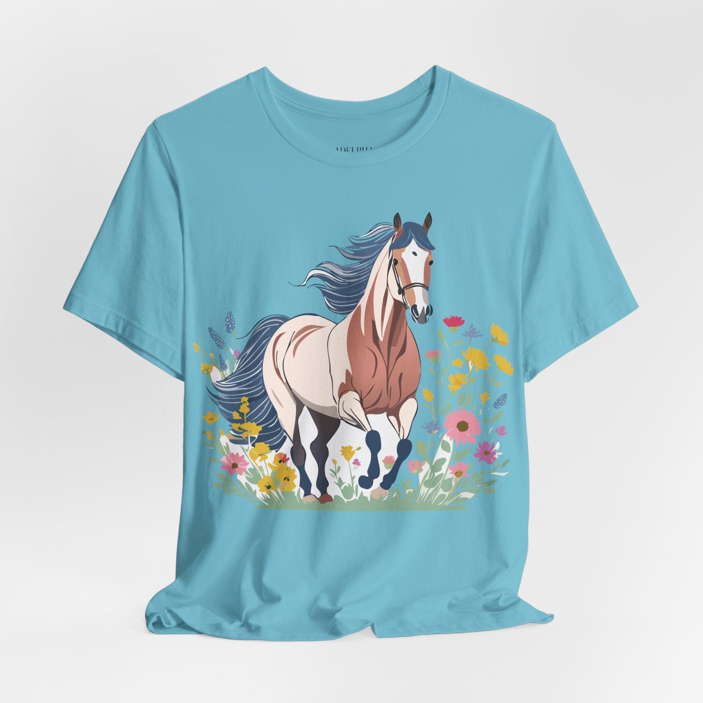 Horse Graphic Unisex 100 Cotton Vintage Animal Art T-Shirt 11