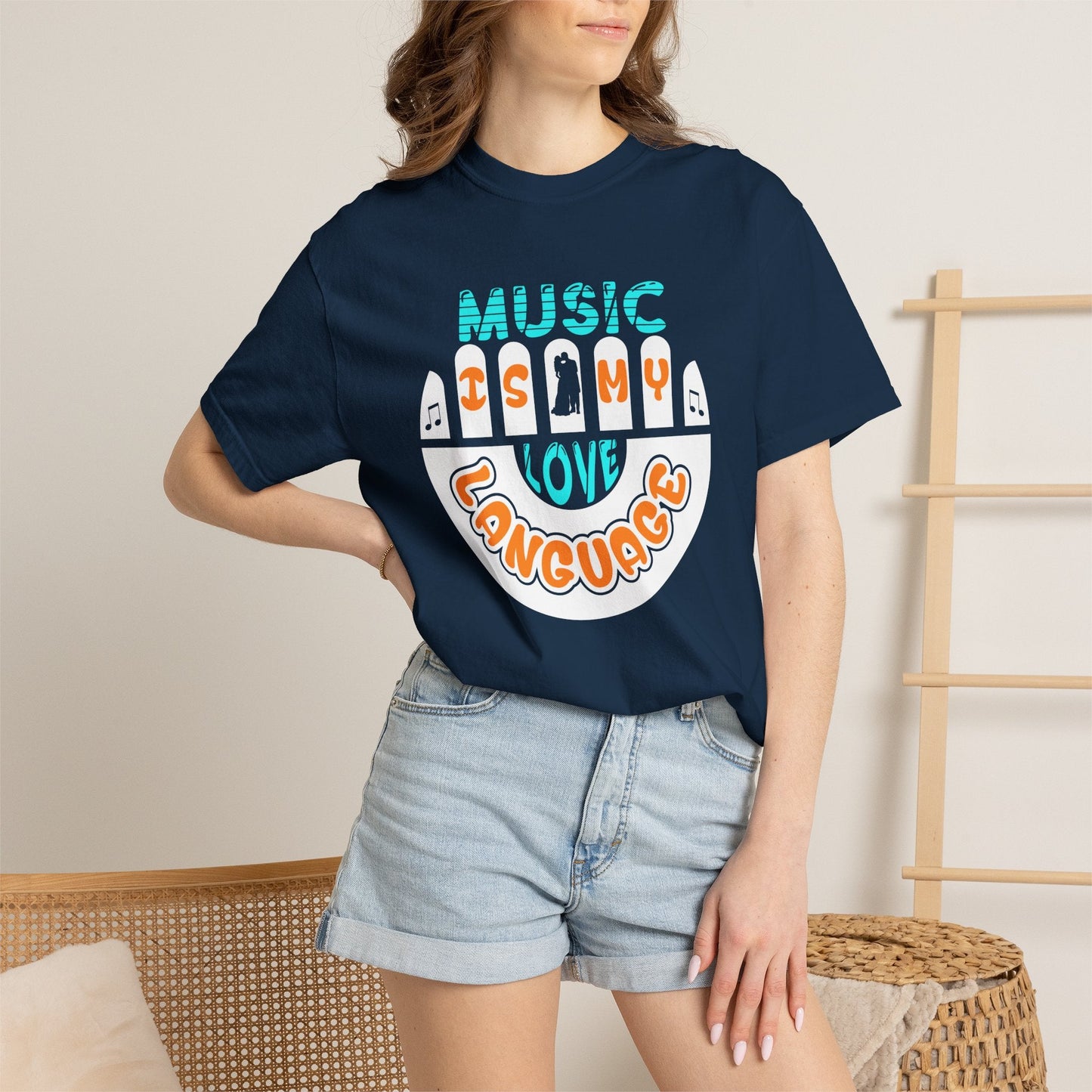 Music Graphic Design Unisex Cotton T-shirt 067