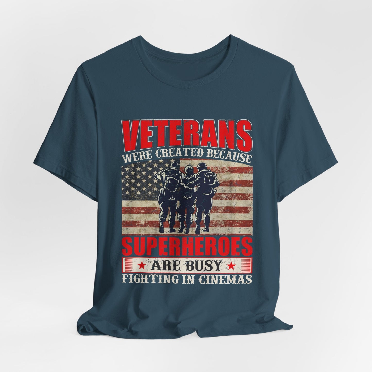 Army Veteran Patriotic Graphic Design Unisex Cotton T-Shirt v41