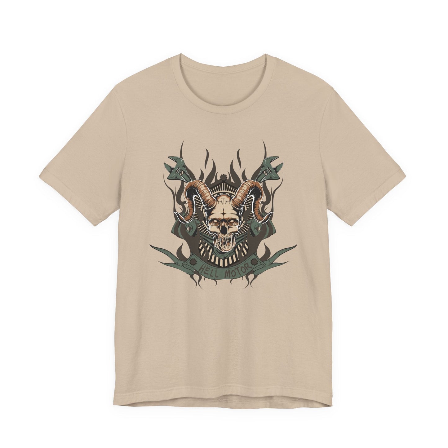 Gothic Skull Graphic Design Unisex Cotton Tee Art-49