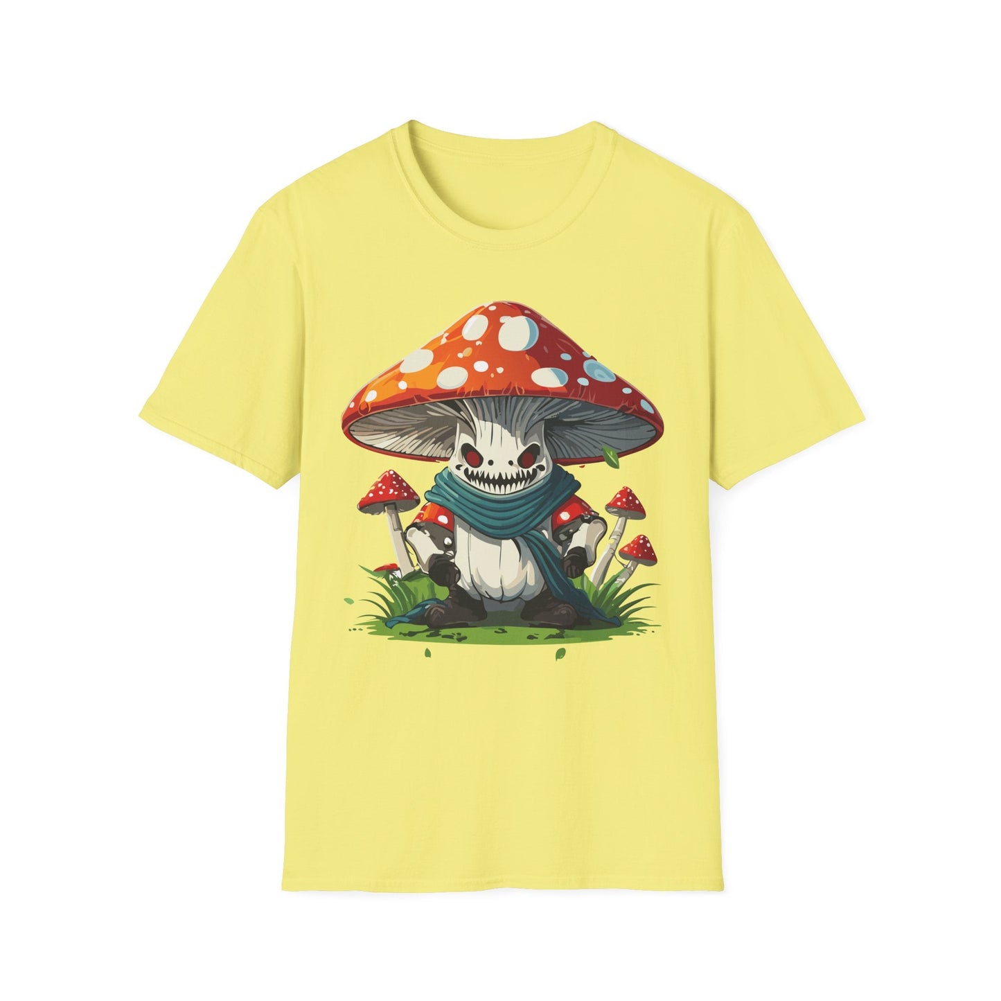 Unisex Mashroom T Shirt Funny Fungus Inspired Design Gildan Softstyle 64000 Tee Shirt
