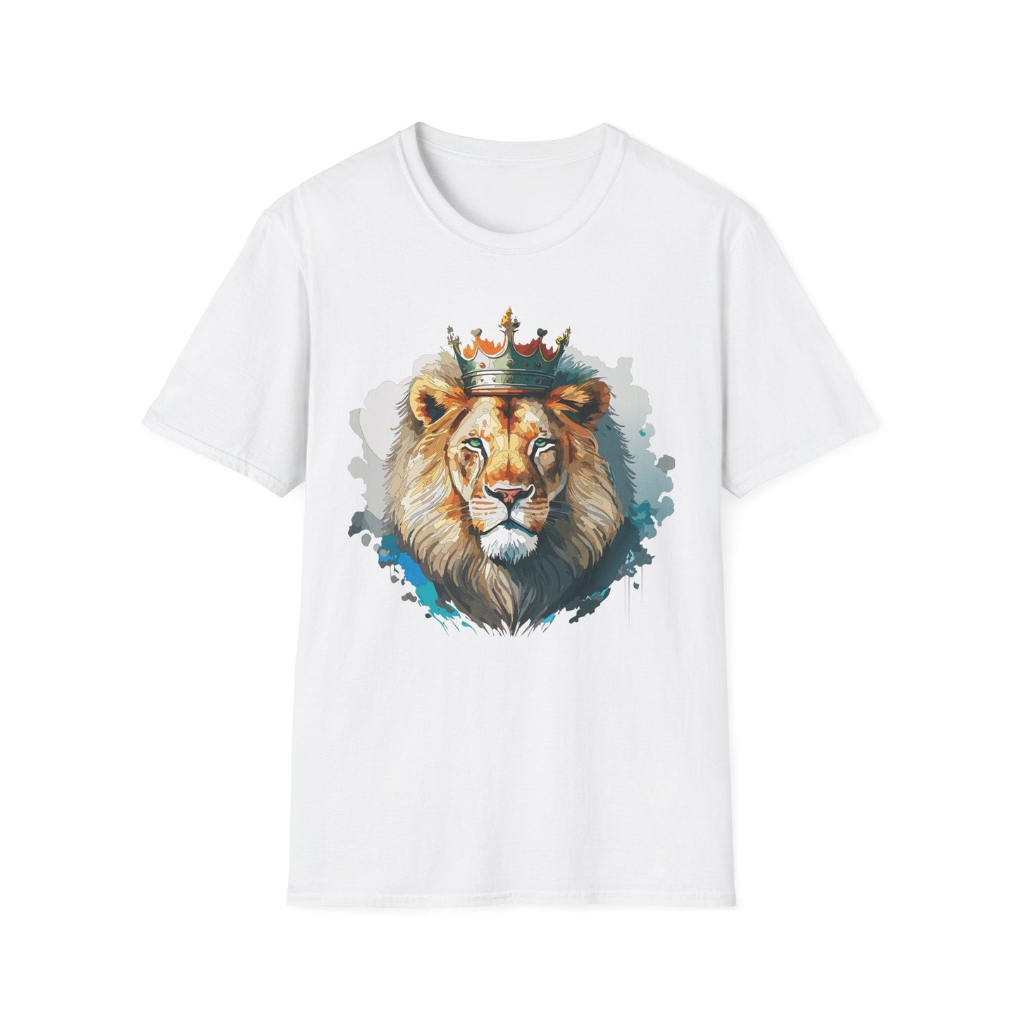Lion Shirt Unisex Animal Tee Softstyle 64000 100 Percent Ring Spun Cotton
