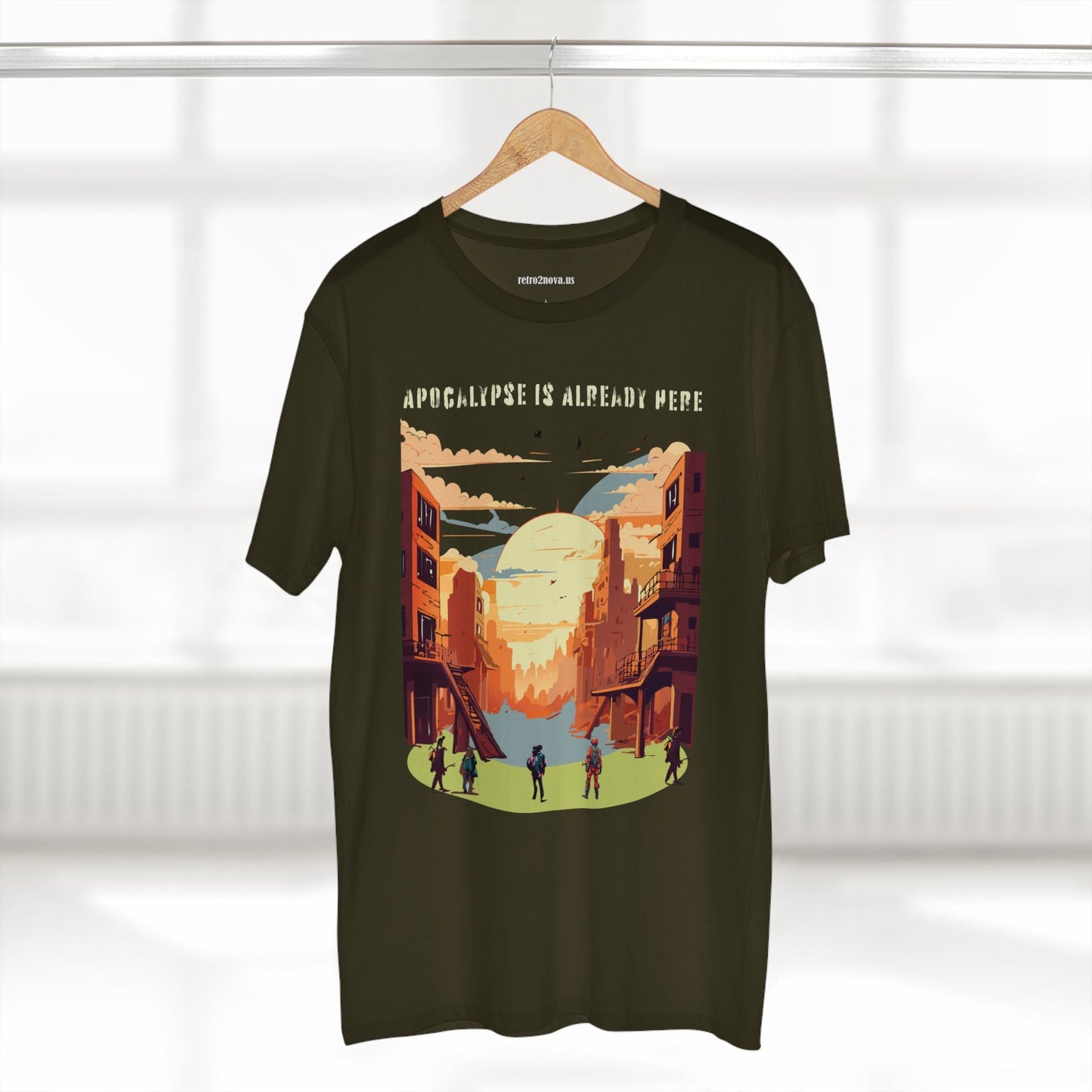 Cataclysm Doomsday Shirt Unisex Premium Cotton Tee Original Art Design Retro2Nova