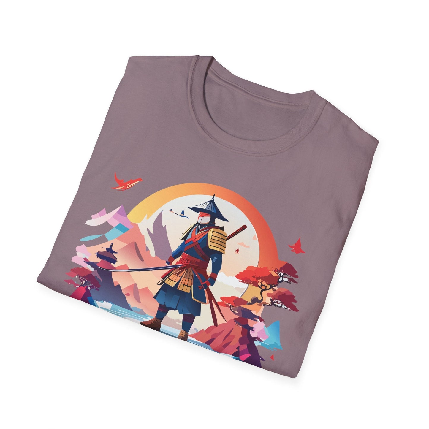 Samurai Shirt Unisex Softstyle Tee 100 Percent Ring Spun Cotton Short Sleeve T Shirt Comfort Fit