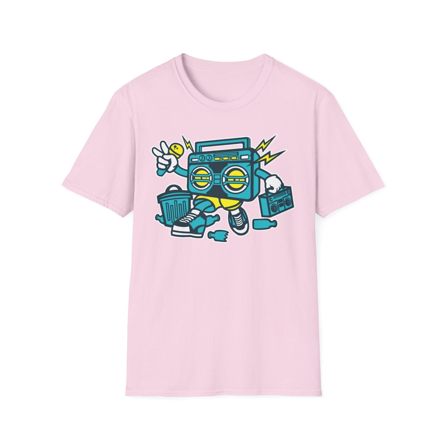 Cartoon T Shirt Animation Tee Funny Unisex Gildan Softstyle 64000 100 Percent Ring Spun Cotton