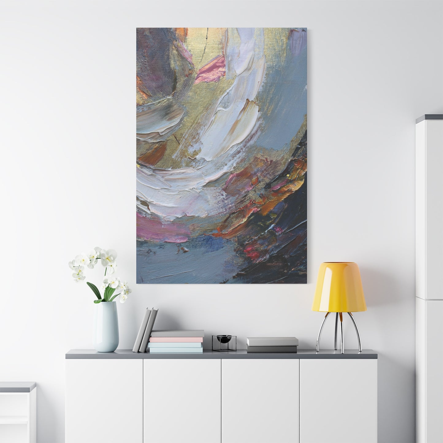 Abstract Oil Painting Print Canvas 20x24,20x30,24x30 24x32,24x36,30x40 32x48,36x48,40x60 Pine-Wood Inner Frame ABS-87