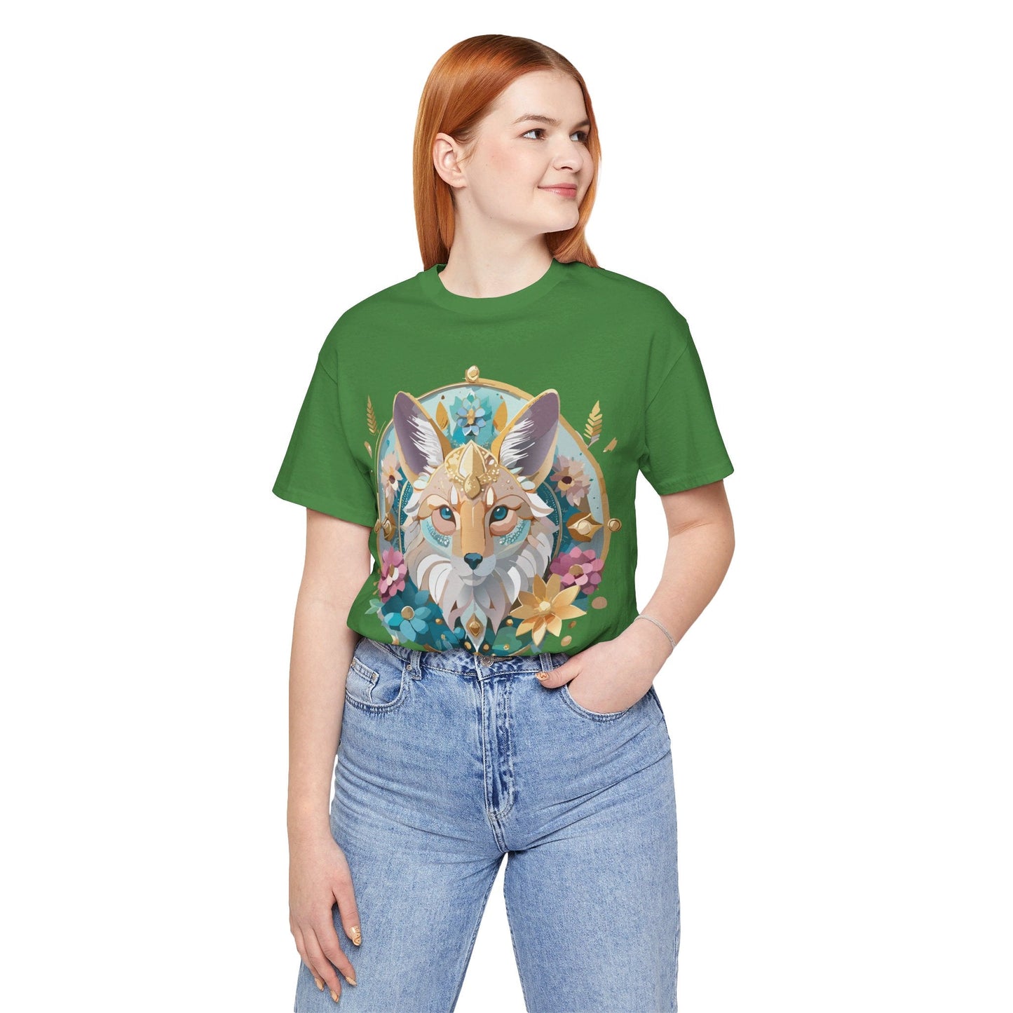 Adelpha Vintage Inspired Graphic Tee Medallion Art Unisex Short Sleeve Shirt Premium