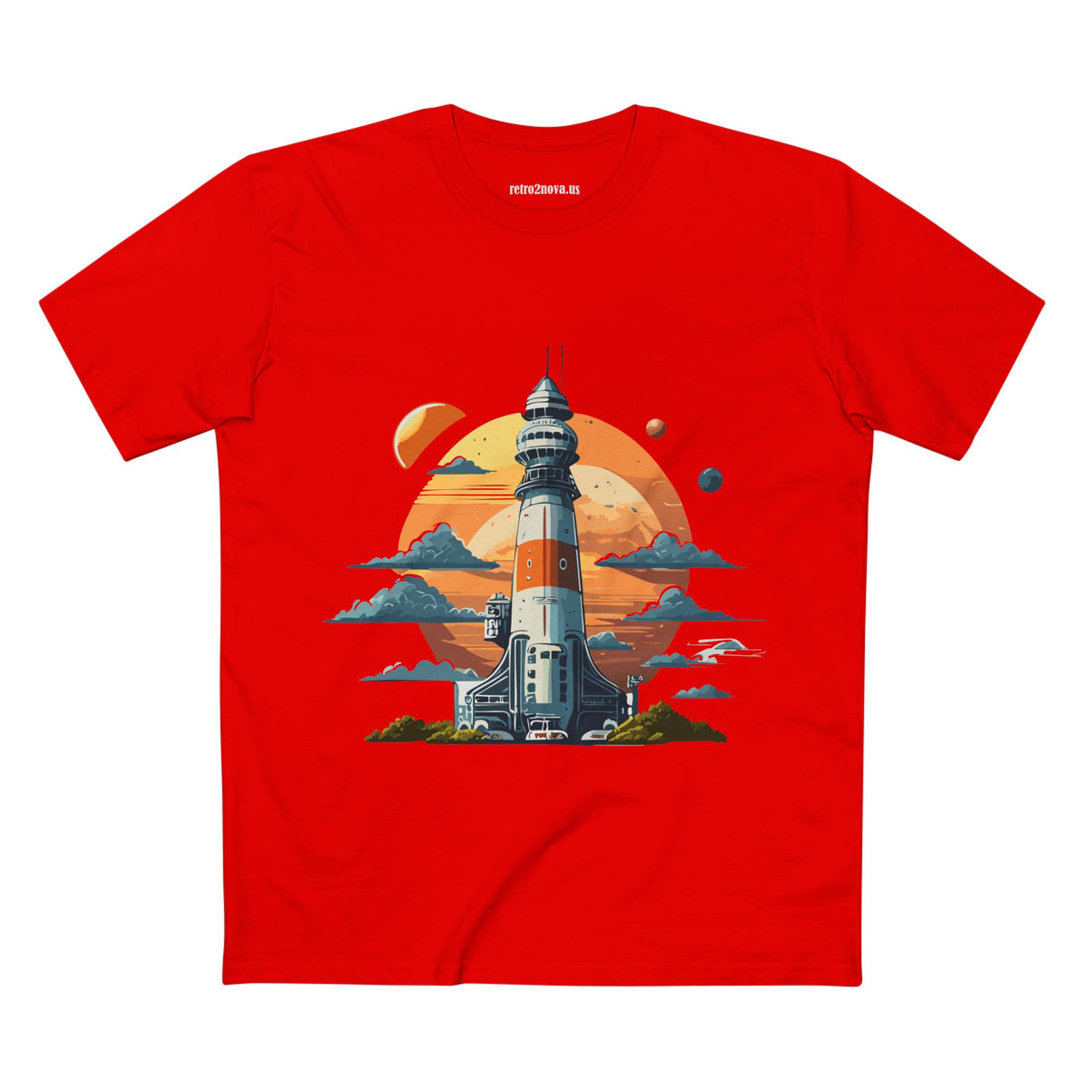 Cosmos Shuttle Graphic Tee Staple Unisex 100 Cotton Tee Shirt - CS-3