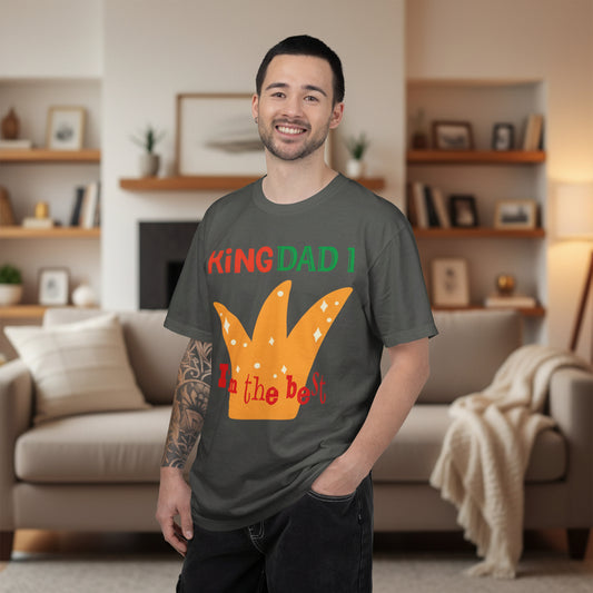 Fathers Day Graphic Garment Dyed Cotton Comfort Colors Relaxed Fit T-Shirt
