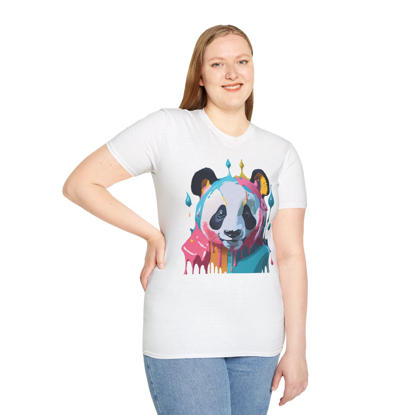 Panda Shirt Unisex T Shirt Panda Lover Gift Gildan Softstyle Tee 100 Percent Cotton