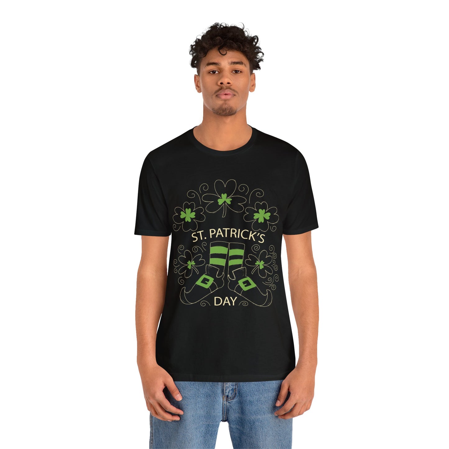 Unisex Cotton Tee Shirt with Lucky Prints