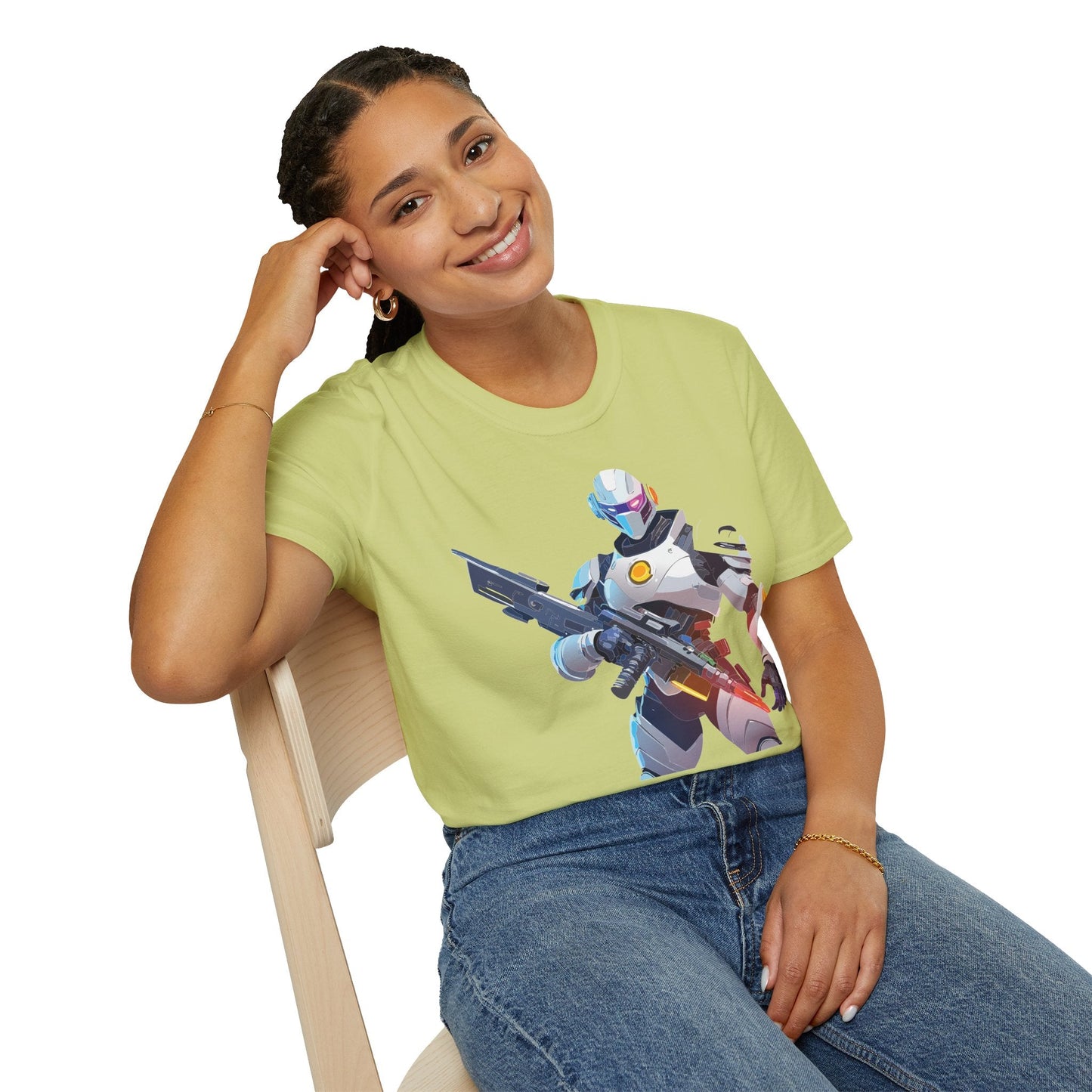 Unisex Robocop T Shirt Graphic With Classic Robocop Design Softstyle 100 Cotton Tee