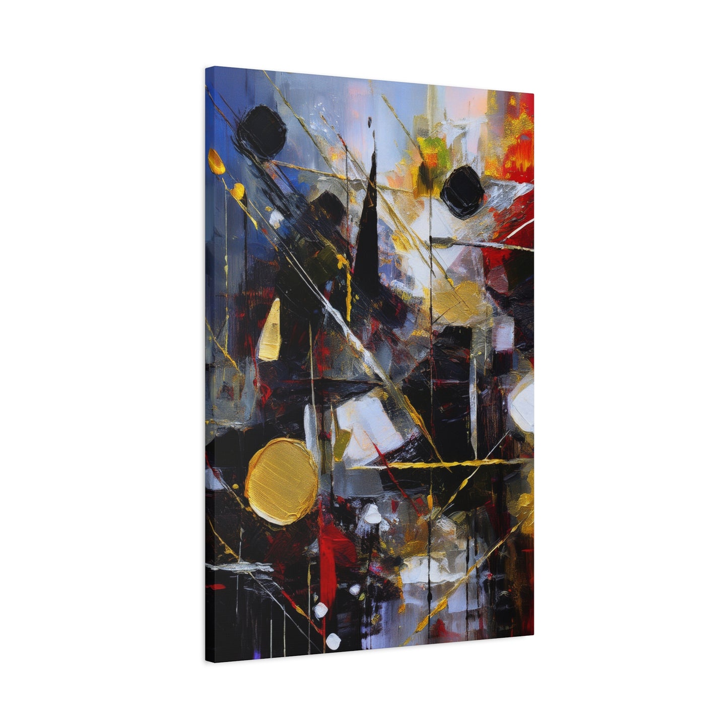 Abstract Oil Painting Print Canvas 20x24,20x30,24x30 24x32,24x36,30x40 32x48,36x48,40x60 Pine-Wood Inner Frame ABS-195