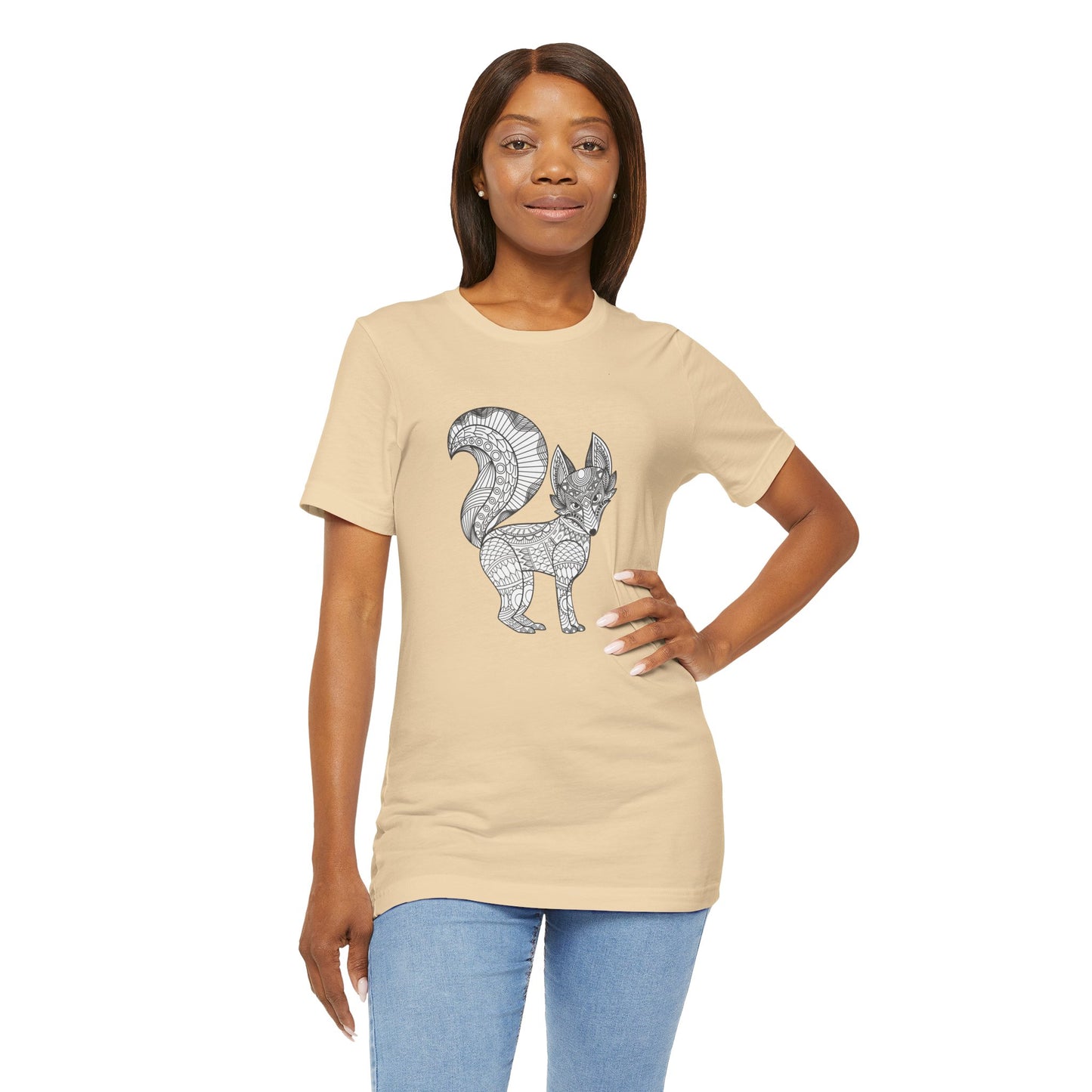 Camiseta unisex con estampado de animales 