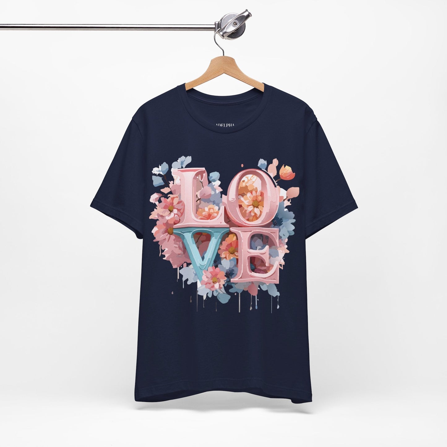 Valentine Graphic Tee Unisex Vintage Inspired Art Design Shirt Adelpha Premium Jersey Short Sleeve