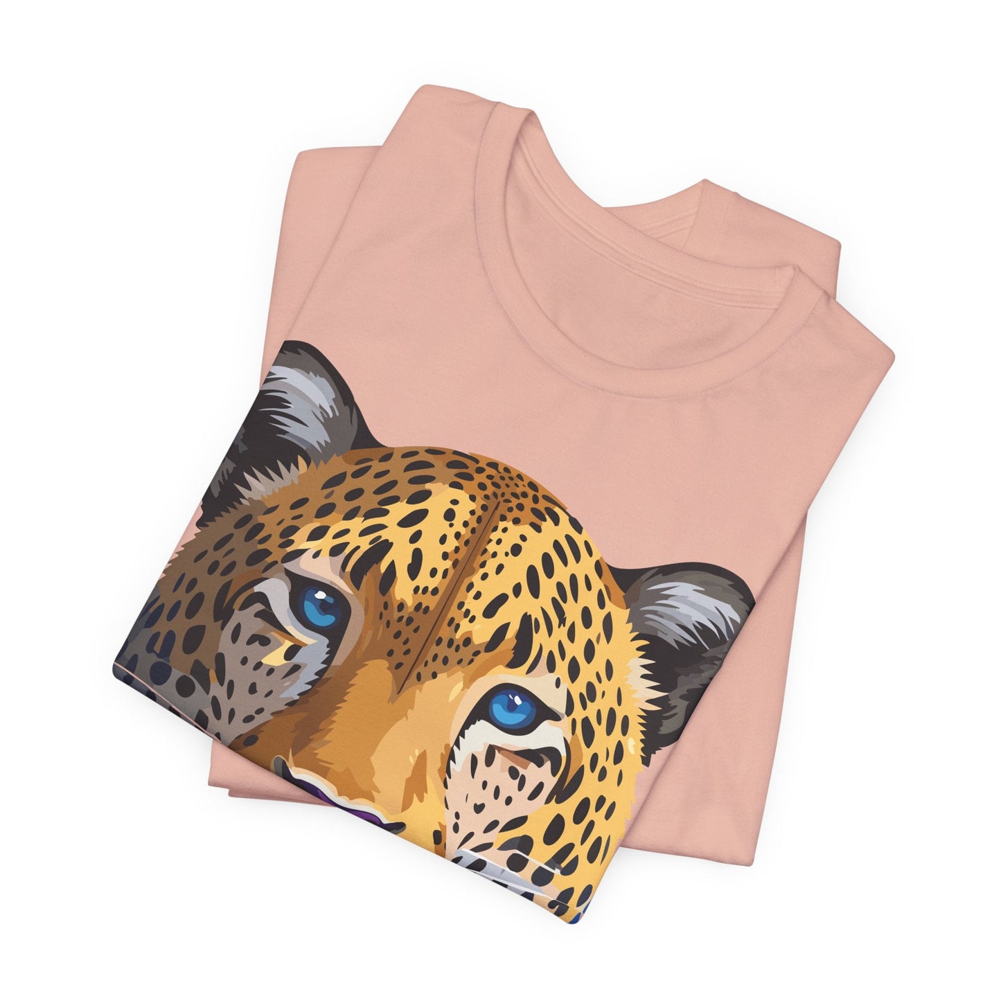 Unisex Animal Graphic Tee Shirt With Wildlife Art Design For Everyday Comfort Short Sleeve