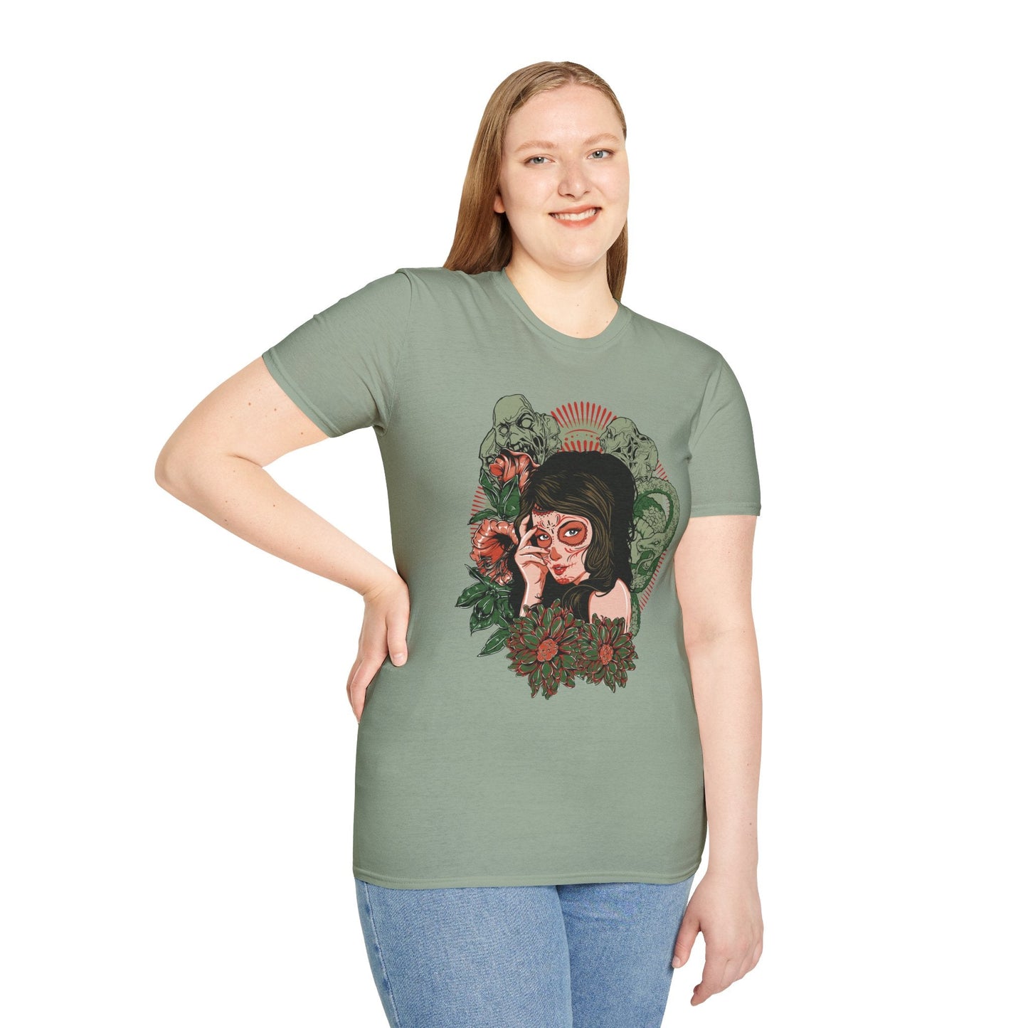 Art Design Graphic Tee Shirt Unisex Softstyle Cotton Art Shirt for Graphic Lovers