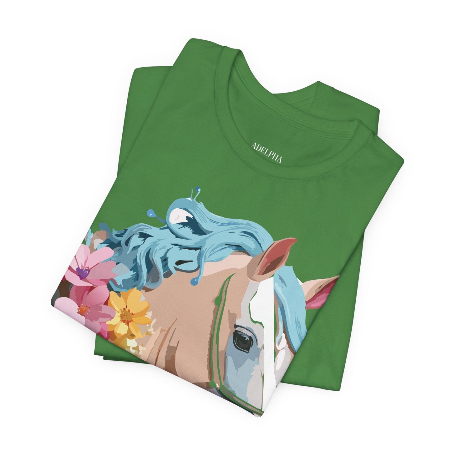 Unisex Horse Graphic Tee From Adelpha Vintage Inspired Art Shirt Short Sleeve Jersey