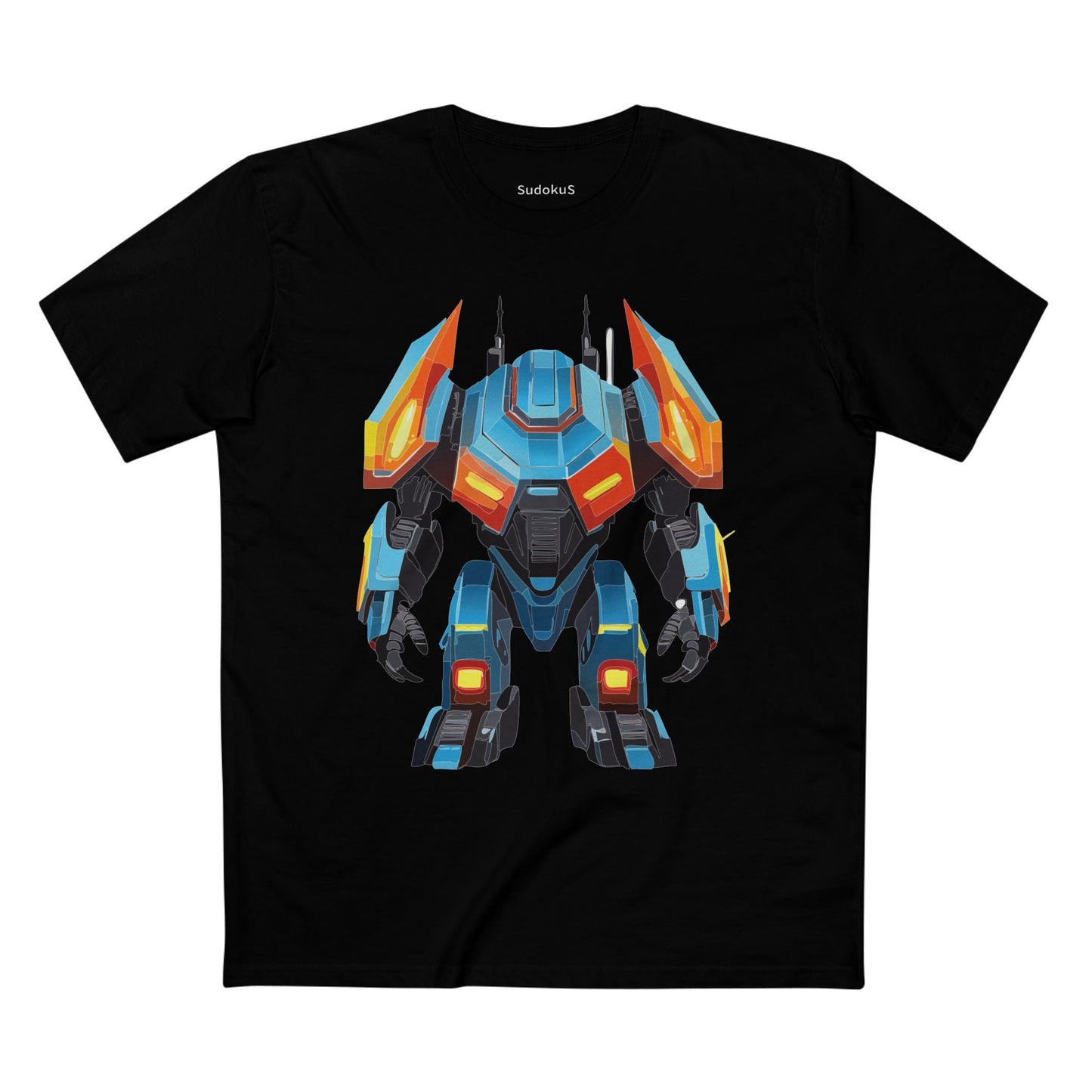 Cyborg Robot Graphic Unisex 100 Cotton Staple Tee 7