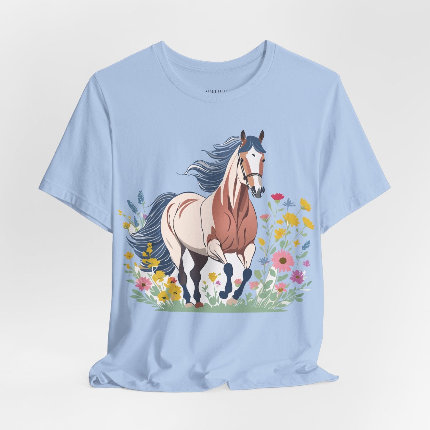Horse Graphic Unisex 100 Cotton Vintage Animal Art T-Shirt 11