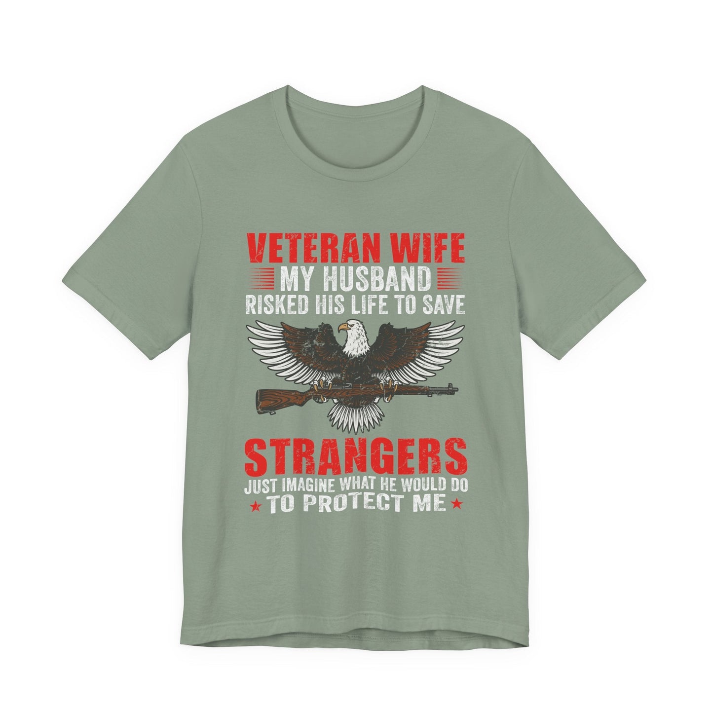 Army Veteran Patriotic Graphic Design Unisex Cotton T-Shirt v40