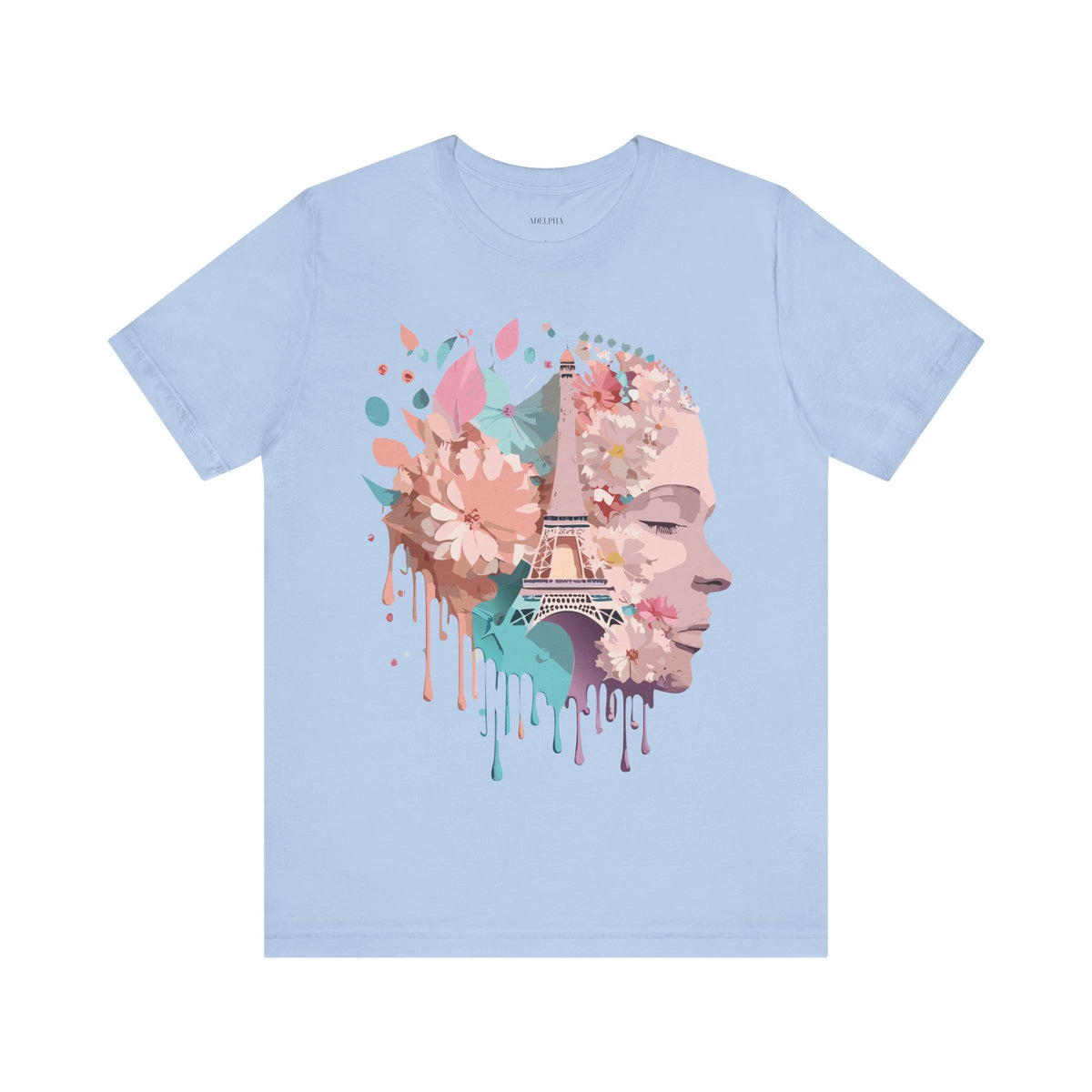 Unisex Cotton Bella+Canvas Tee with Paris