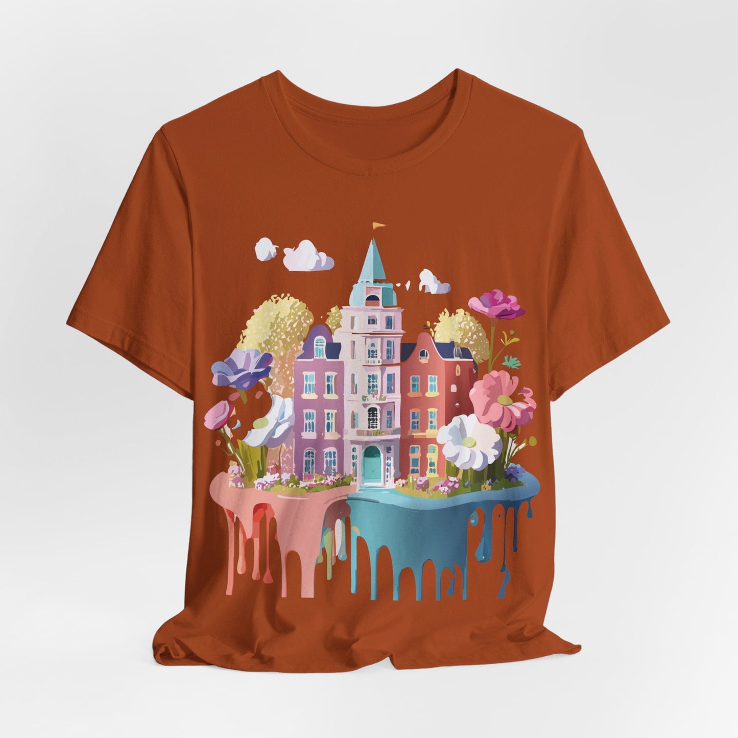 Amsterdam Tourist Shirt Unisex Graphic Tee Vintage Inspired Artwork Art Design By Adelpha