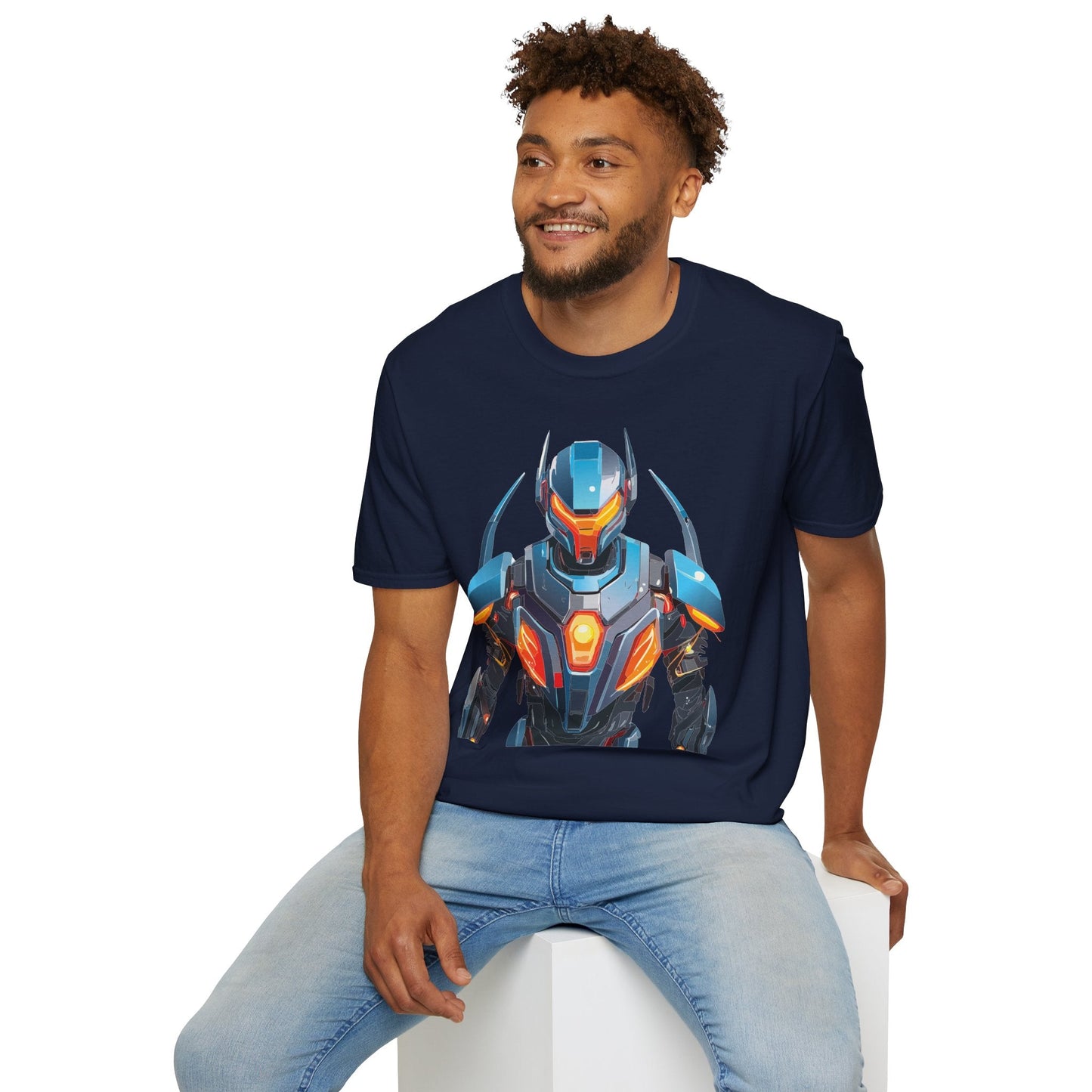 Cyborg Tee Robot Shirt Terminator Shirt Unisex Gildan Softstyle 64000 Soft Cotton Tee