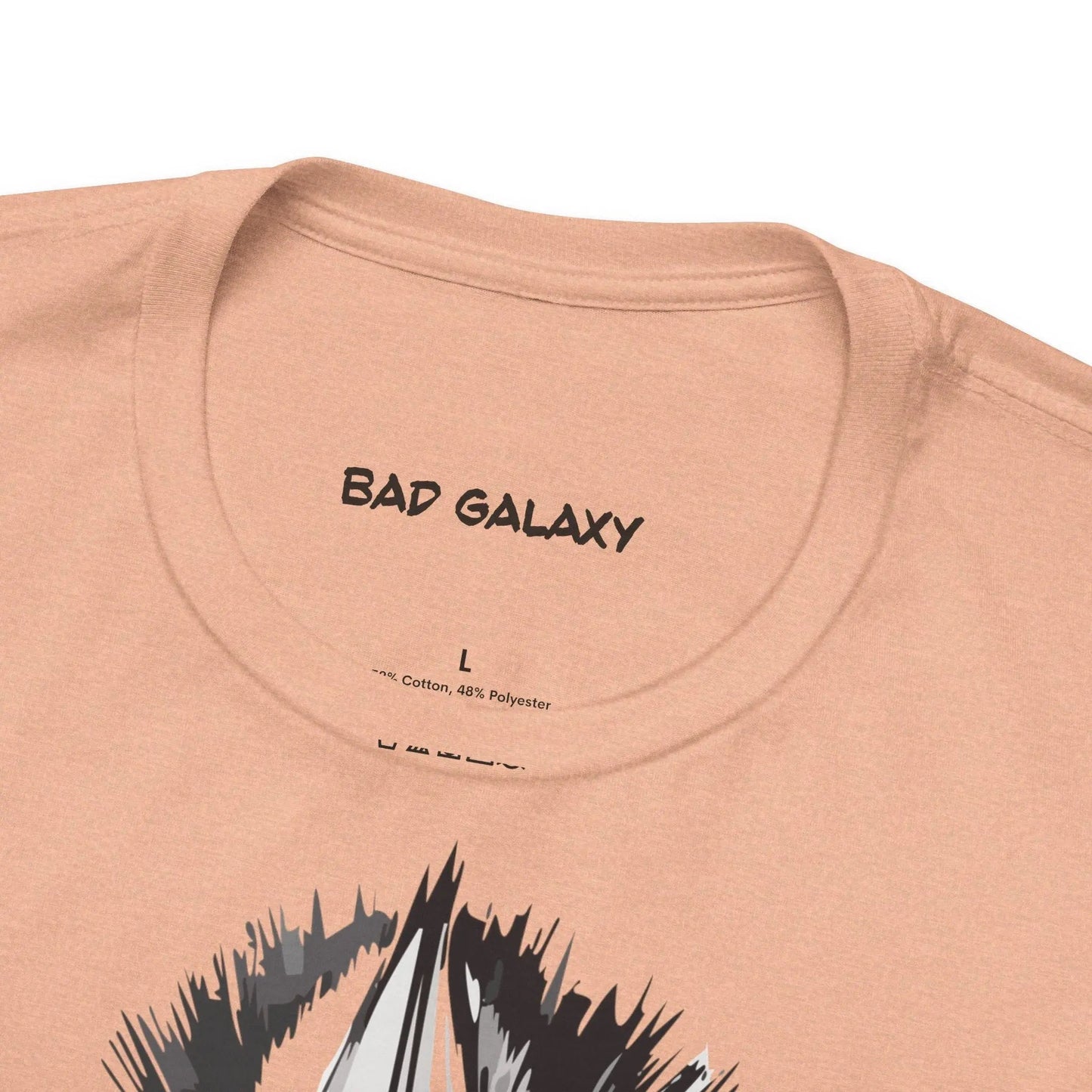 Bad Galaxy Punk Rock Tee Shirt Made In USA With Eco Friendly Ink 100 Percent Cotton
