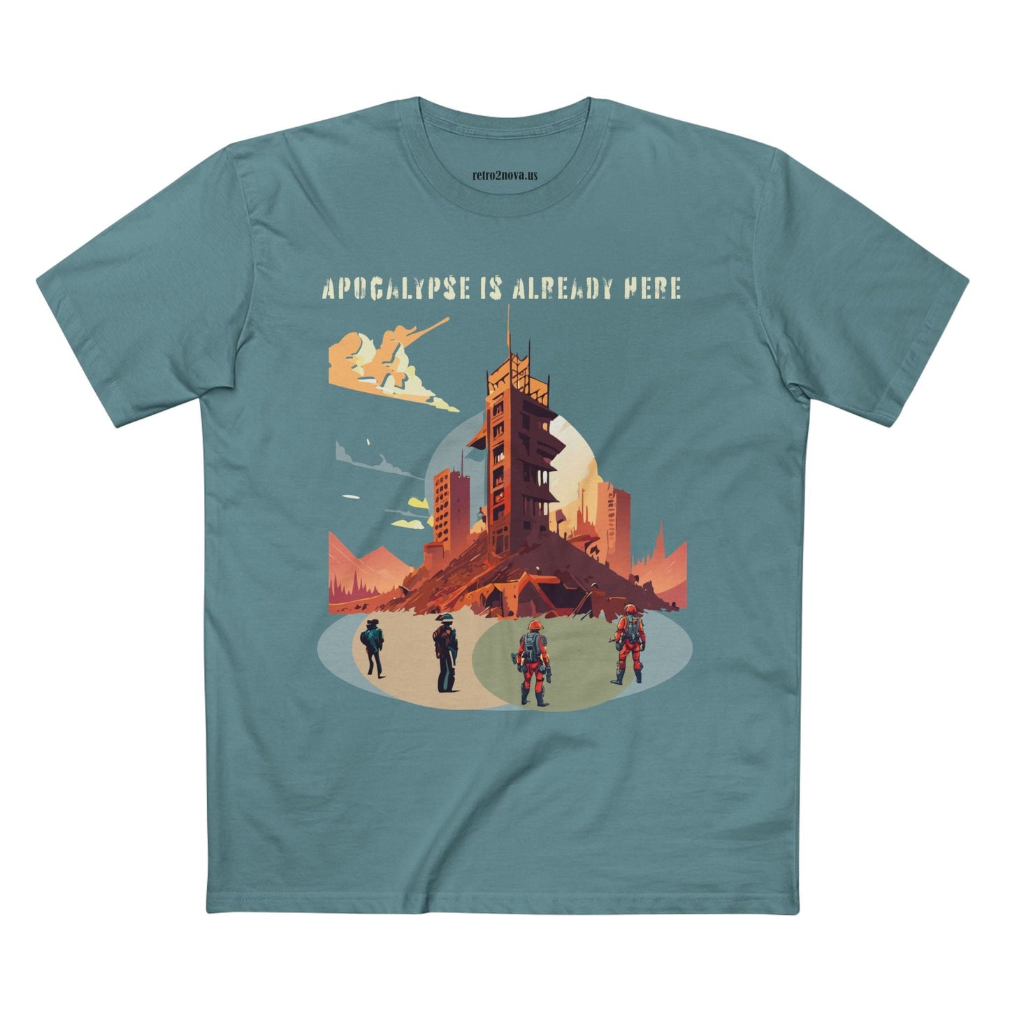 Cataclysm Doomsday Shirt Unisex Premium Cotton Tee With Original Retro Art Design
