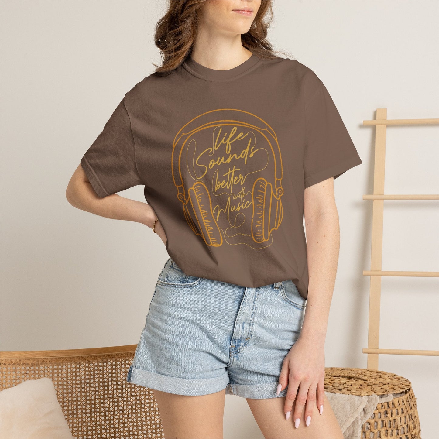 Music Graphic Design Unisex Cotton T-shirt t1