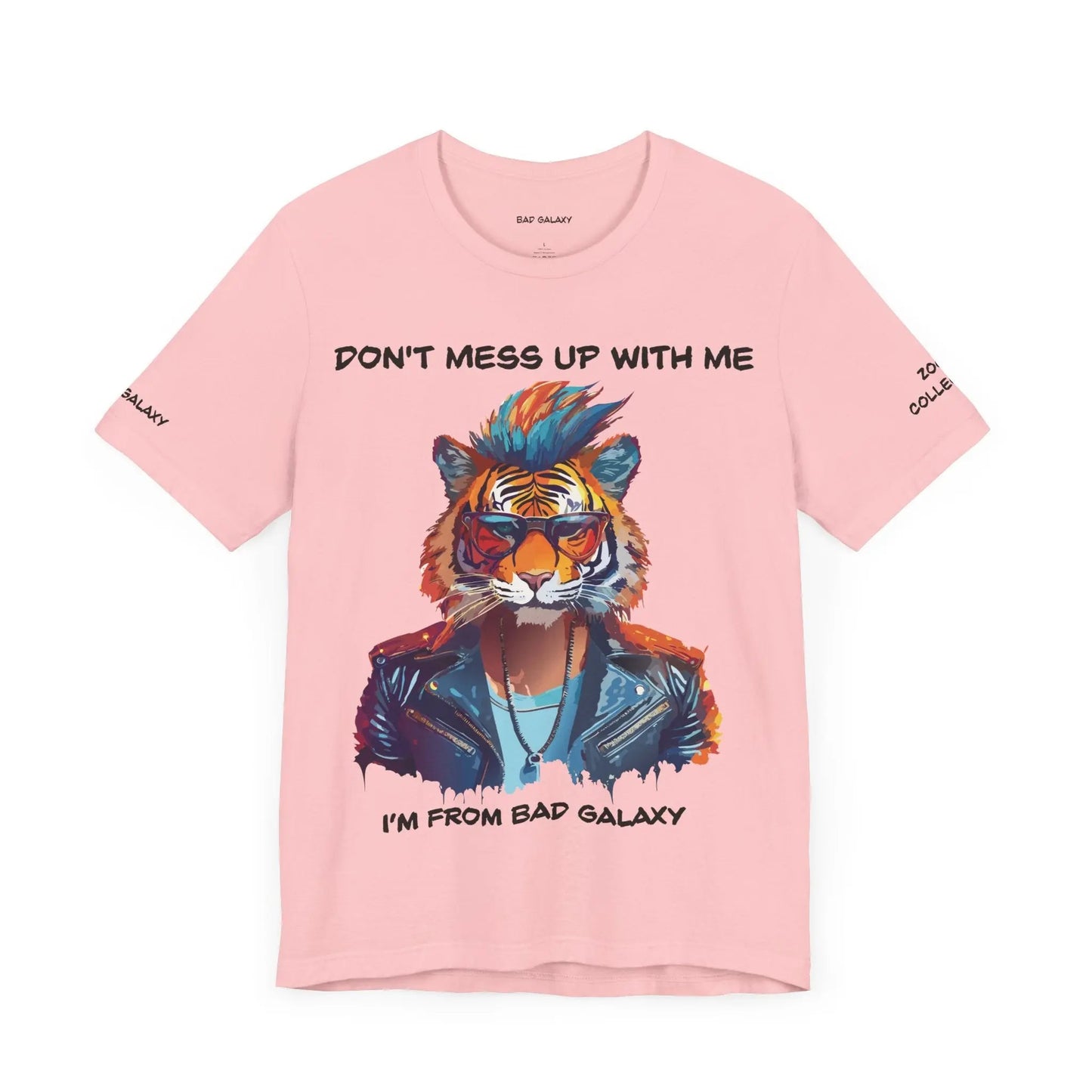Animal T Shirt Bad Galaxy Made To Order Cotton Tee With Eco Friendly Inks Free Shipping USA