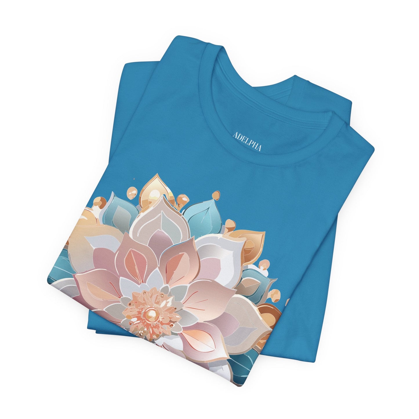 Adelpha Mandala Graphic Tee Unisex Jersey Short Sleeve Vintage Inspired Artwork Edition