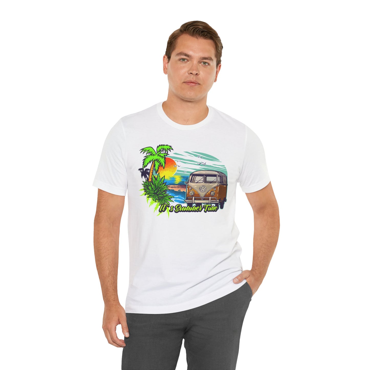 Old Bus Retro Poster Graphic Design Tee, Old Bus Shirt, Vintage Tees, Art Design T-Shirt, Graphic Tee, Retro Art Shirts