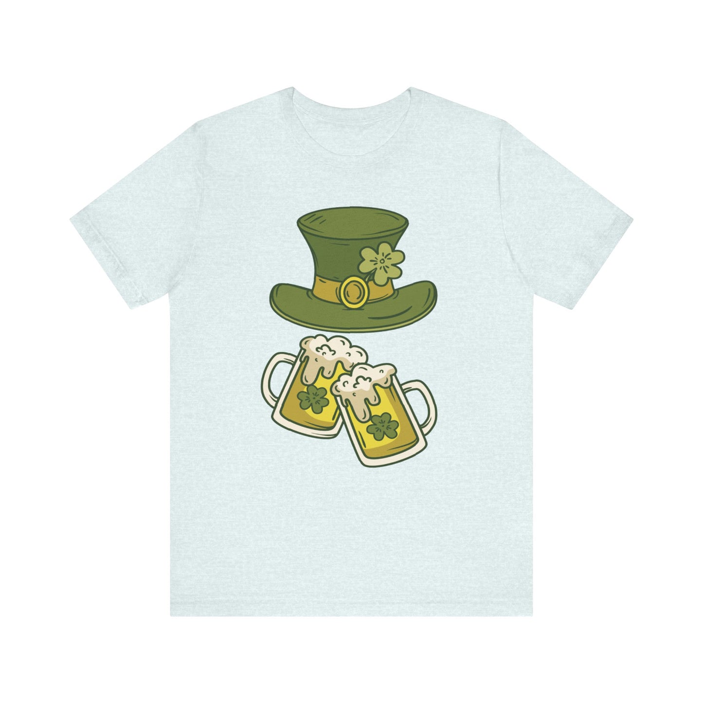 Unisex Cotton Tee Shirt with Lucky Prints