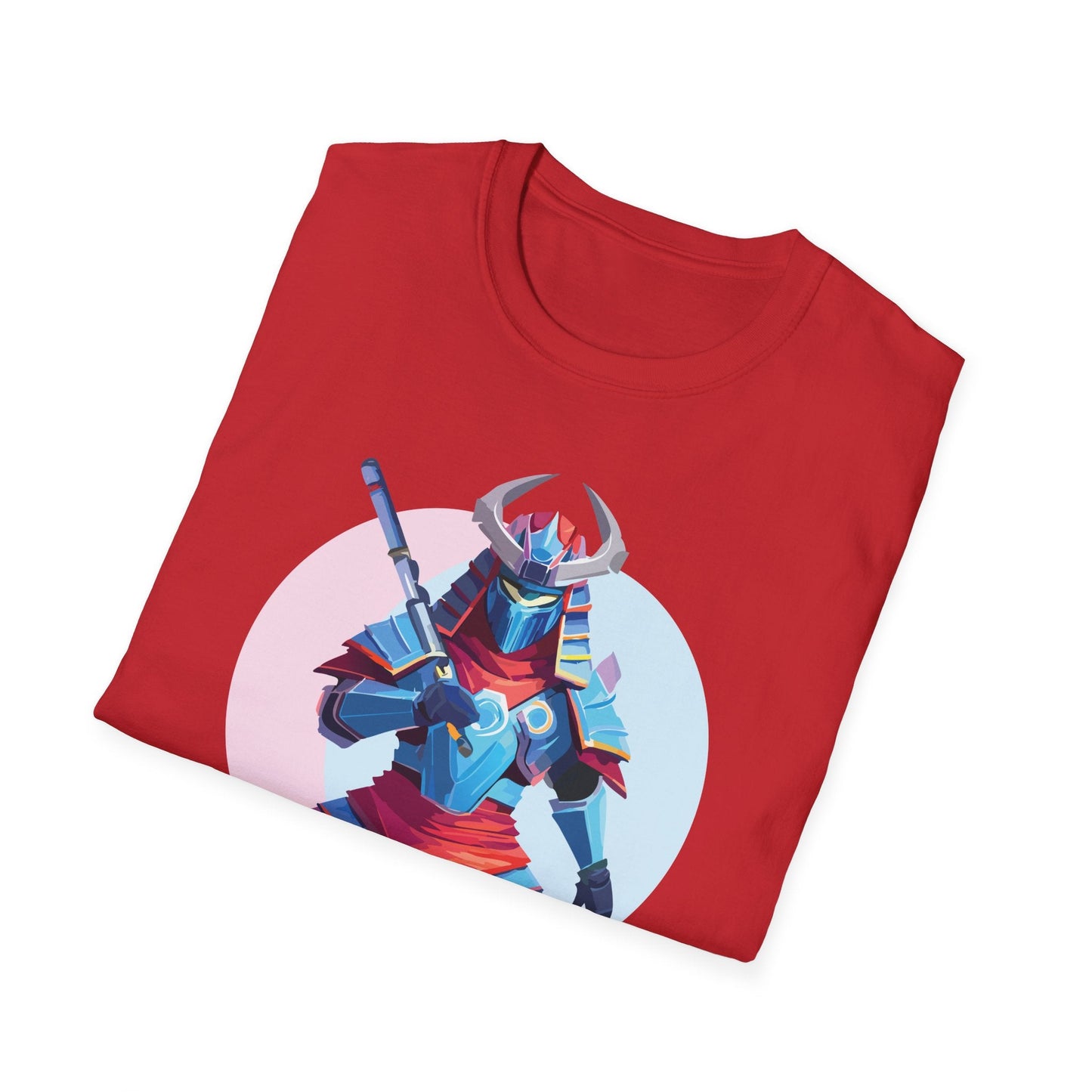 Samurai T Shirt Unisex Softstyle Tee Made From 100 Percent Ring Spun Cotton Gildan 64000