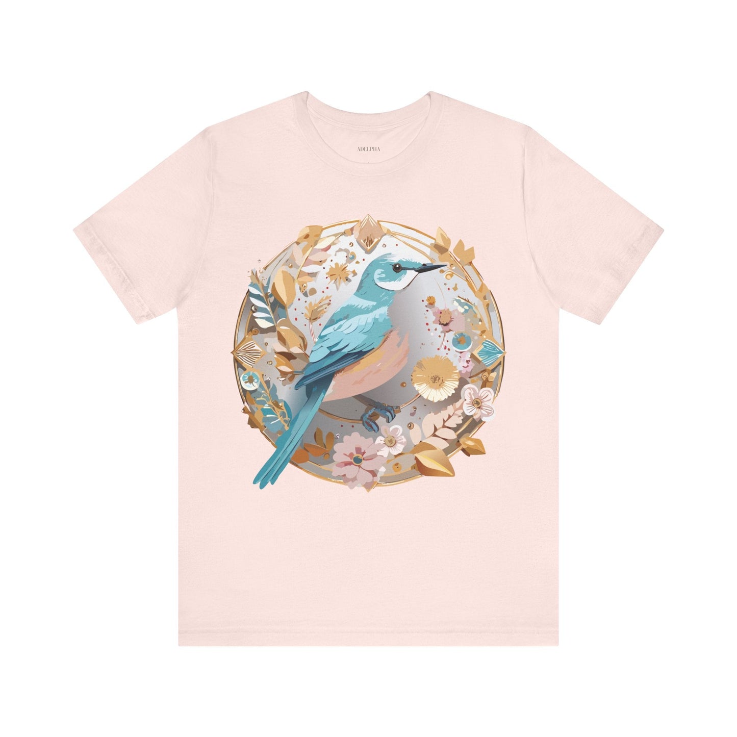 Adelpha Medallion Shirt Unisex Graphic Tee With Vintage Inspired Artwork Short Sleeve Jersey