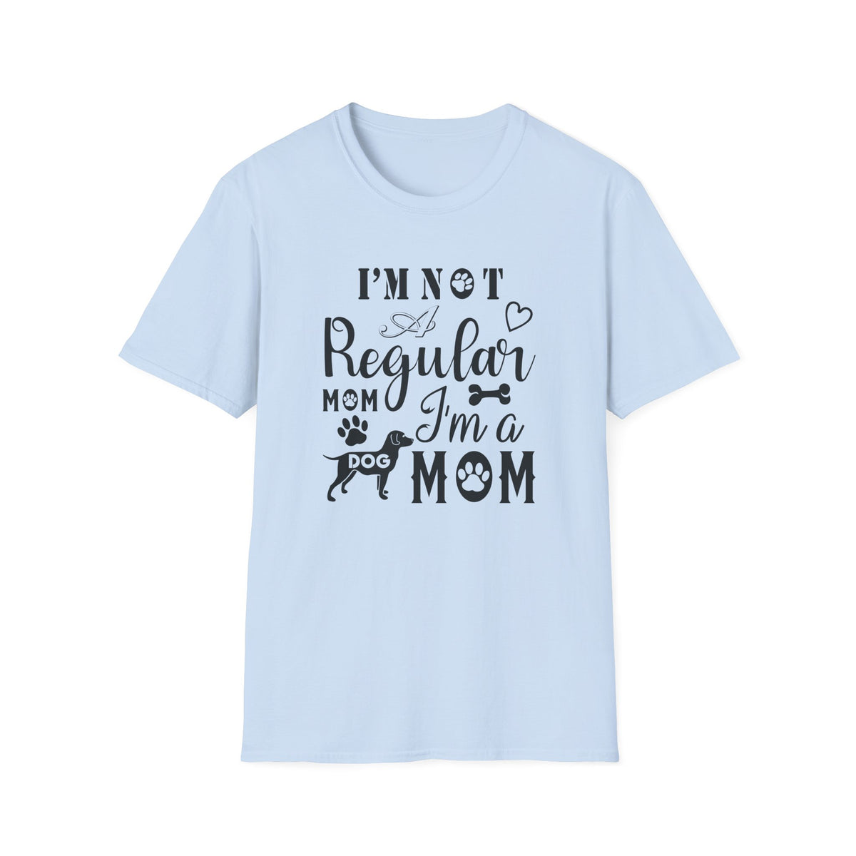 Dog Mom Pet Lover Graphic Unisex Cotton T-Shirt