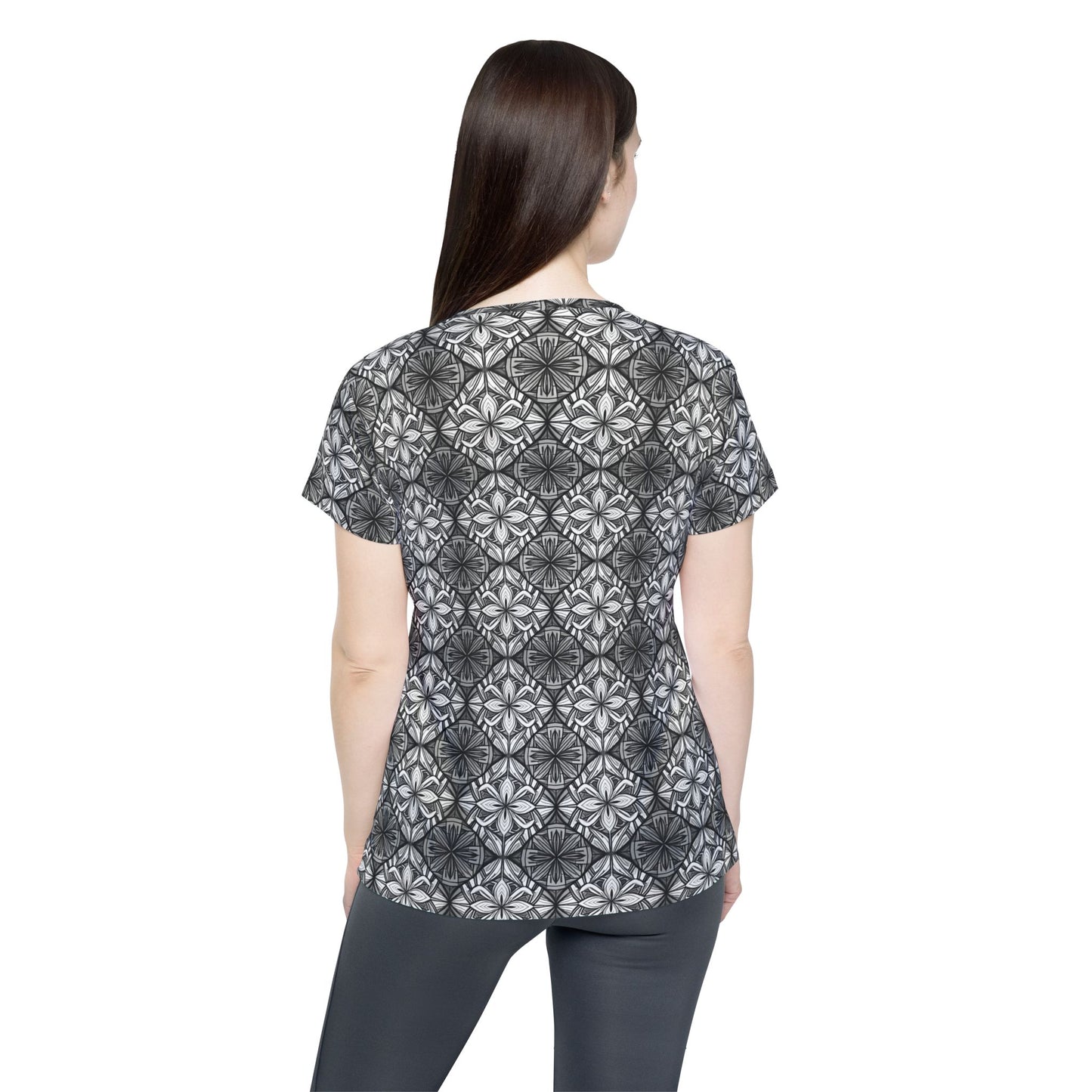 Women Poly Shirt with Ornament O15