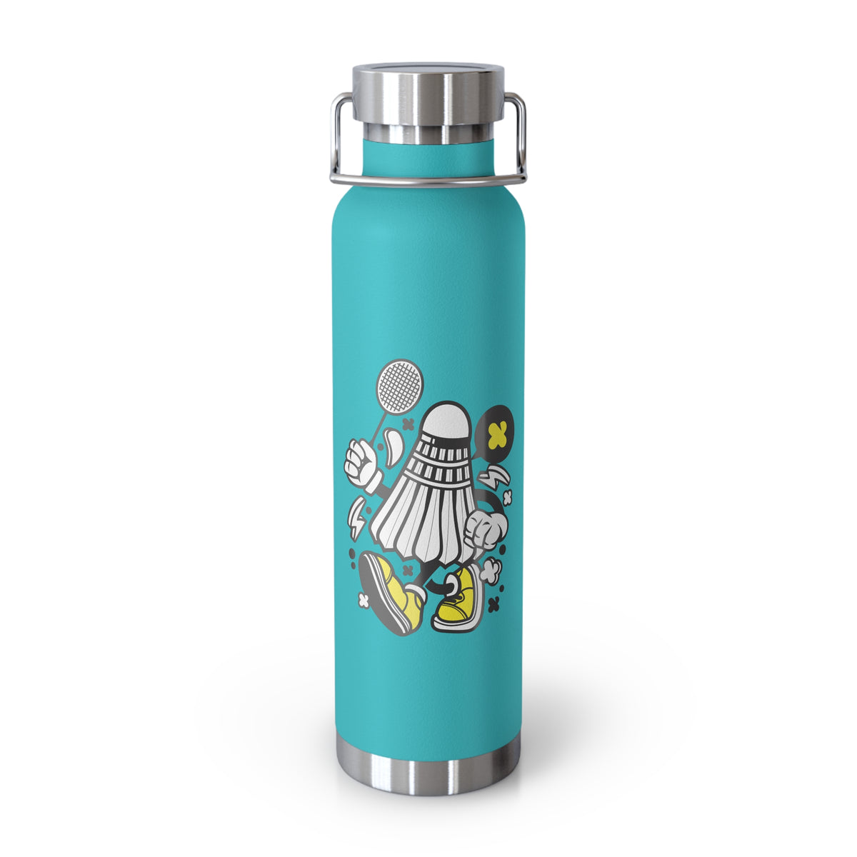 22oz Copper Insulated Water Bottle with Cartoon Design - CV35