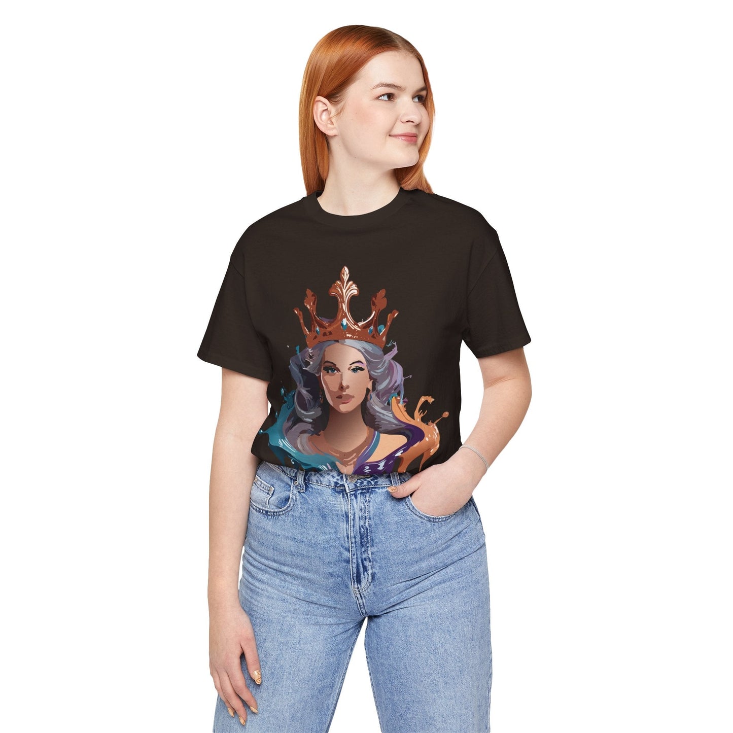 Queen Graphic Tee By Adelpha Art Design Unisex Short Sleeve Vintage Inspired Shirt