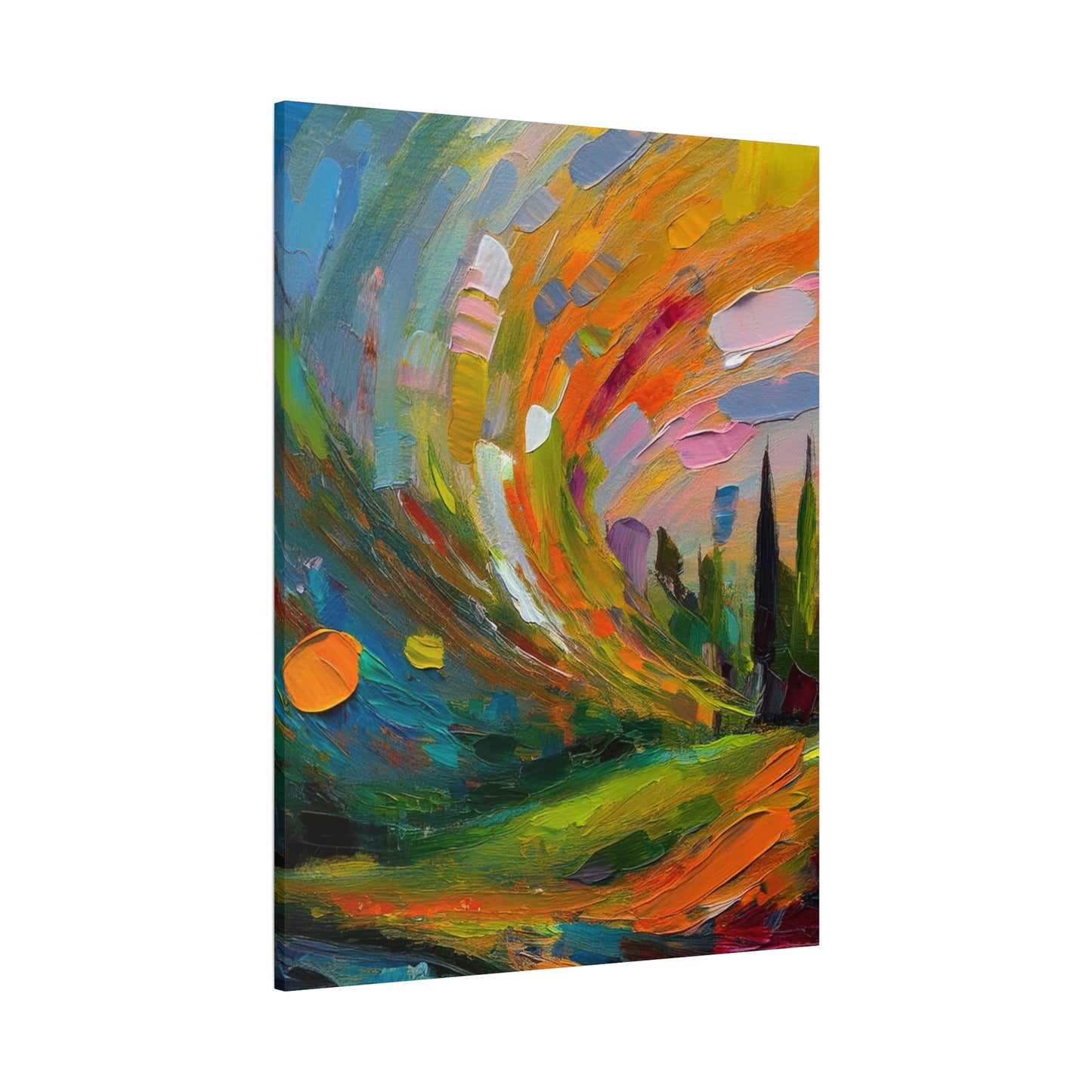 Abstract Oil Painting Print Canvas 20x24,20x30,24x30 24x32,24x36,30x40 32x48,36x48,40x60 Pine-Wood Inner Frame ABS-119