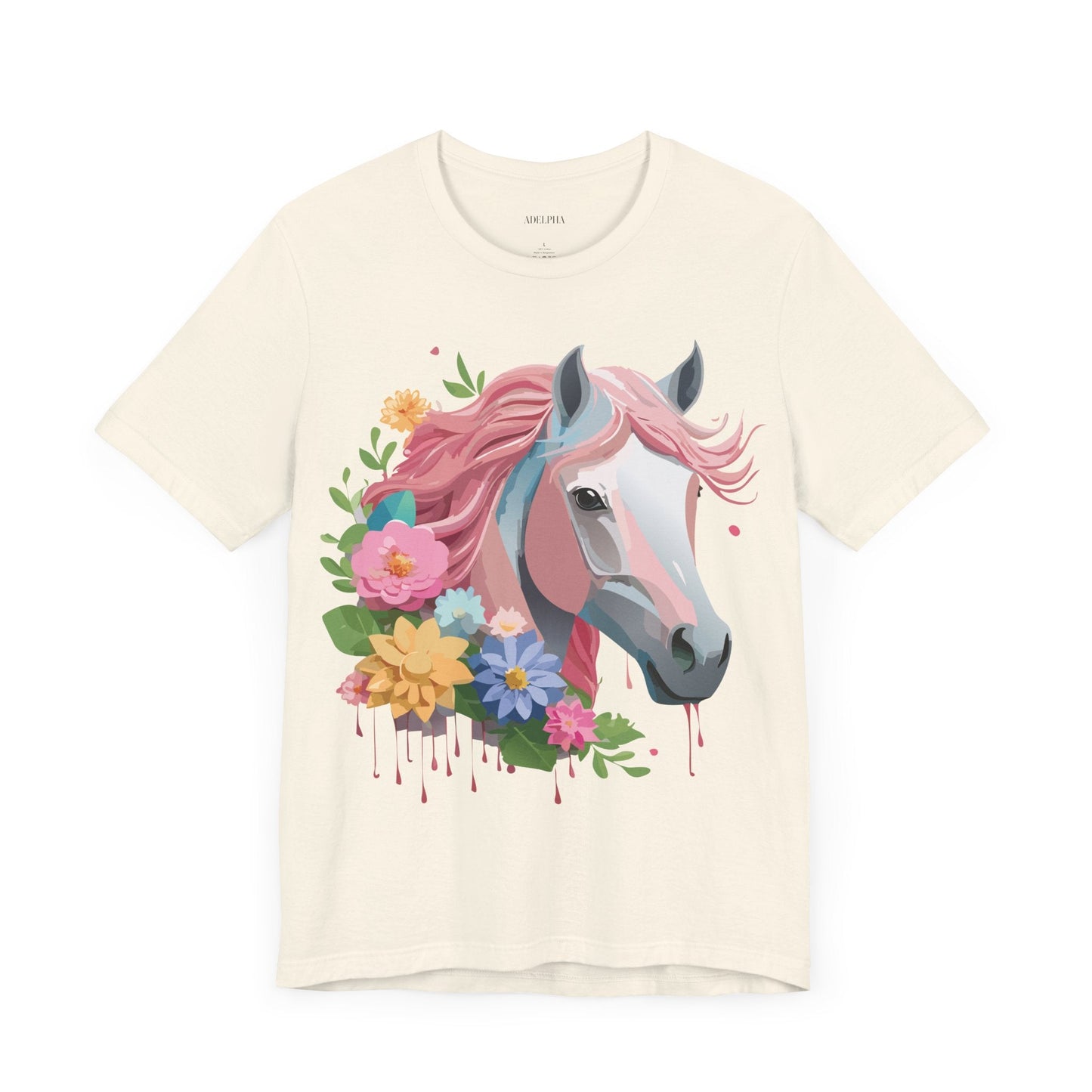 Horse Graphic Unisex 100 Cotton Vintage Animal Art T-Shirt 1