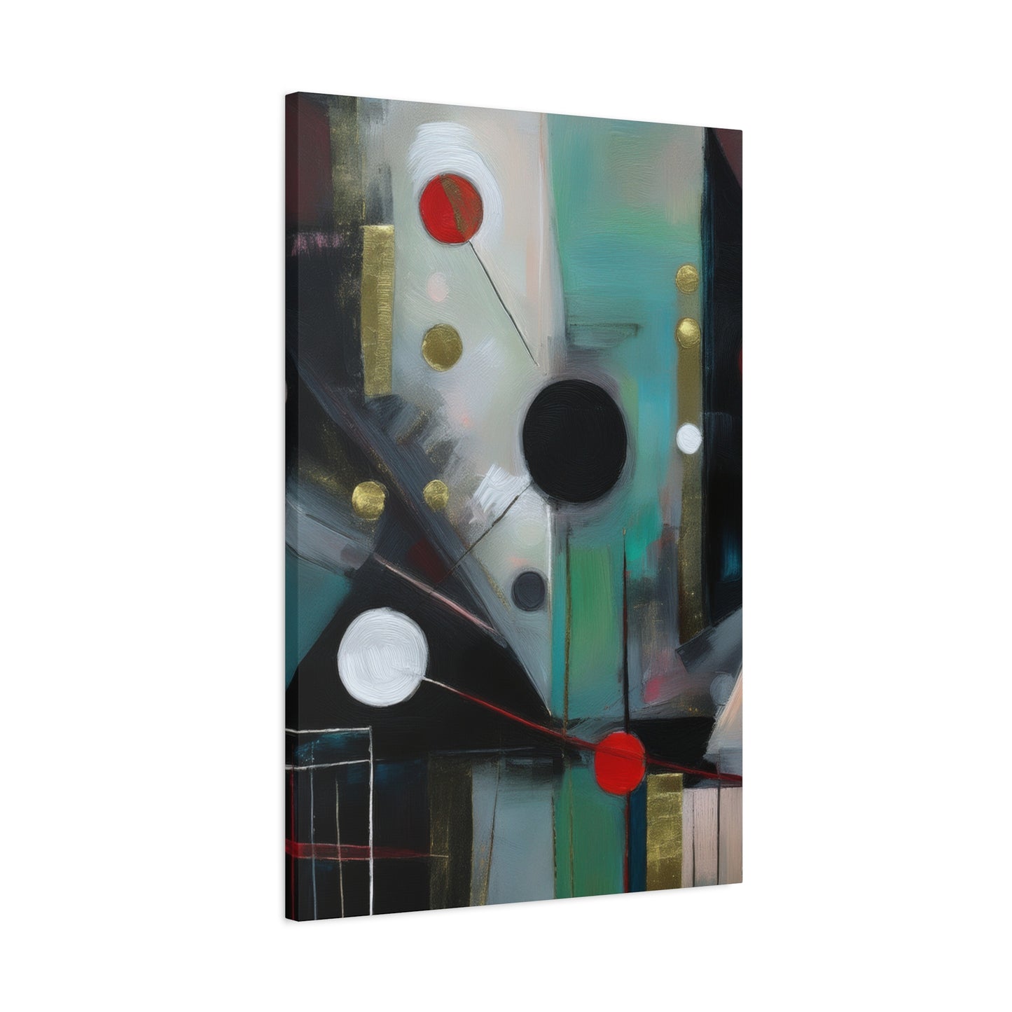 Abstract Oil Painting Print Canvas 20x24,20x30,24x30 24x32,24x36,30x40 32x48,36x48,40x60 Pine-Wood Inner Frame ABS-158
