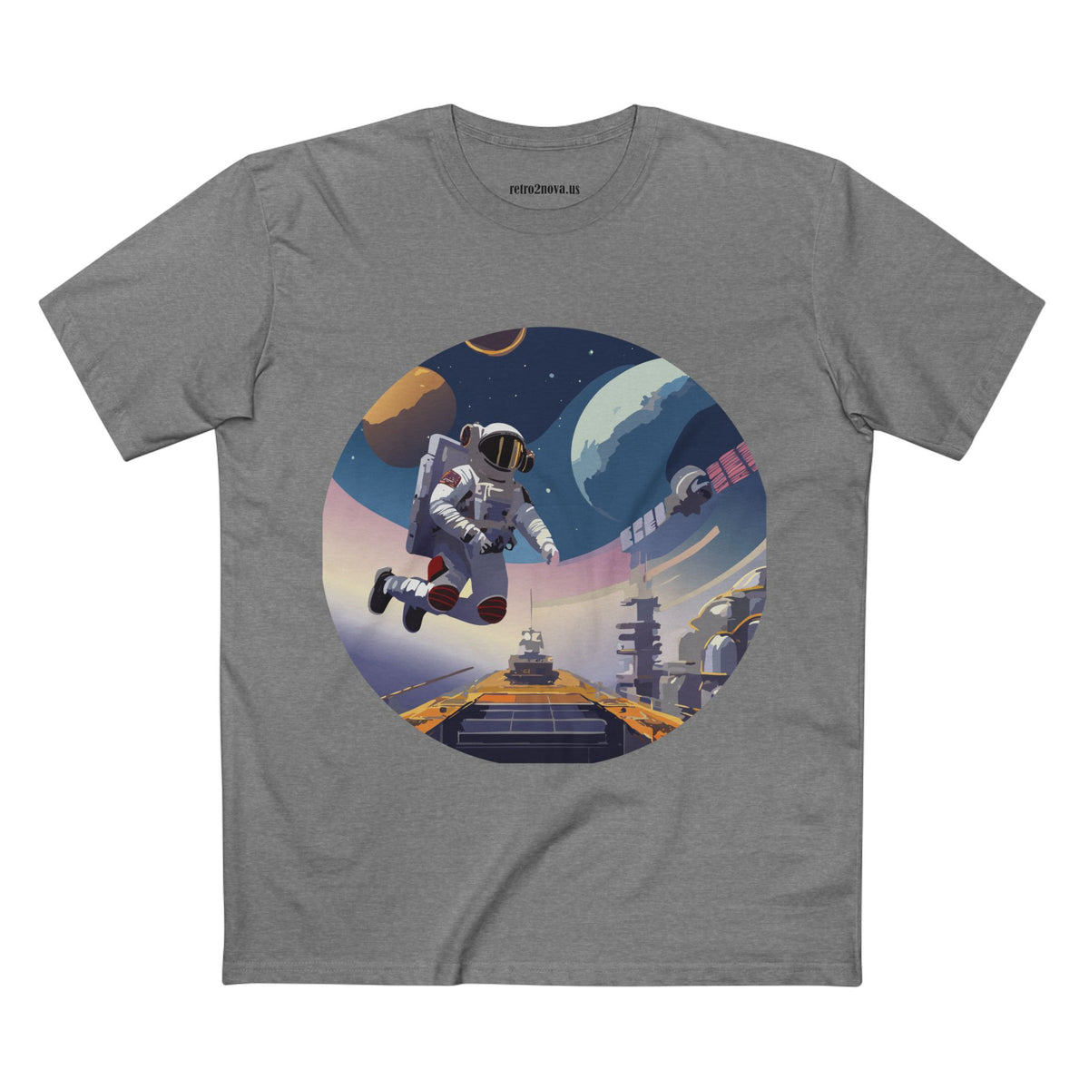 Cosmos Astronaut Graphic Tee Staple Unisex 100 Cotton Tee Shirt - CS-31