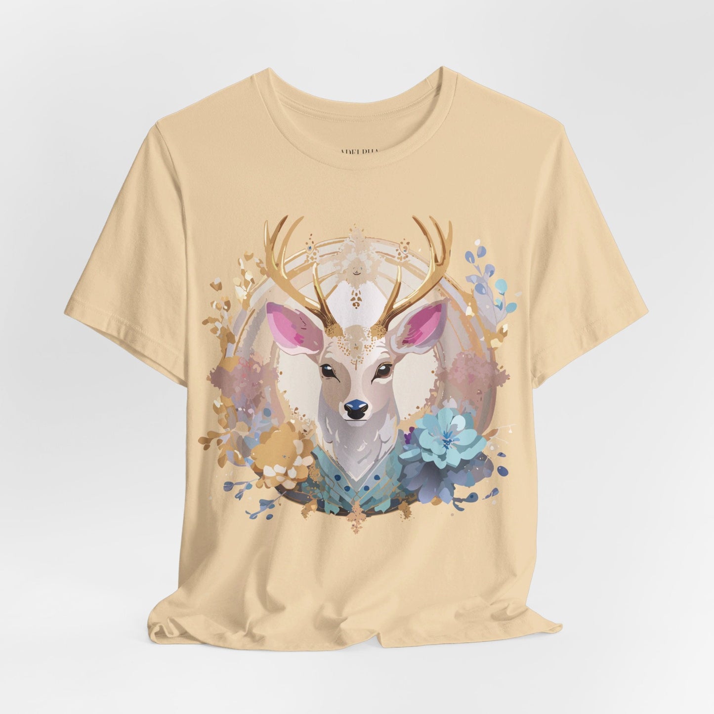 Medallion Graphic Unisex 100 Cotton Vintage Animal Medal Artwork Tee 68