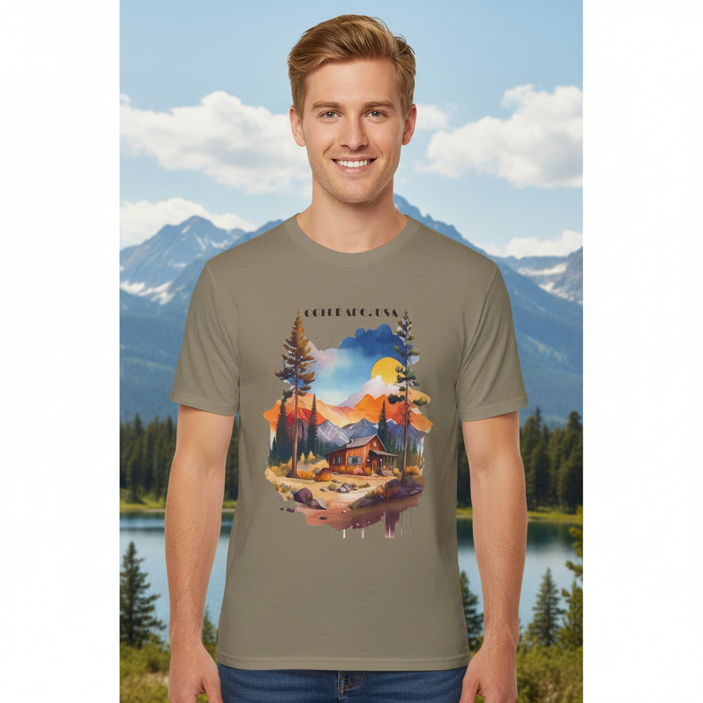 Colorado Graphic Unisex Cotton T‑Shirt 2